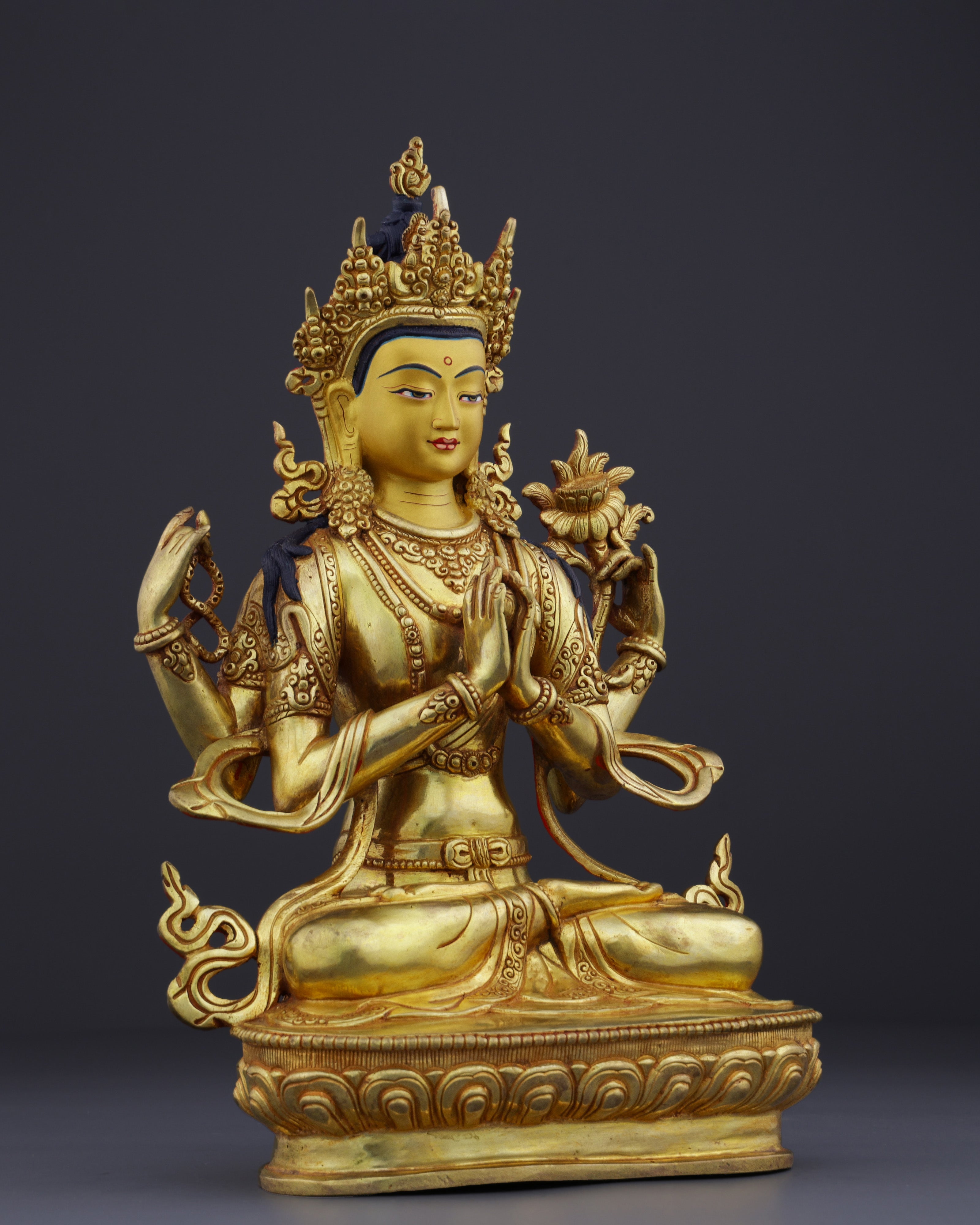 The Divine Compassion | Handcrafted Chengresi Avalokiteshvara