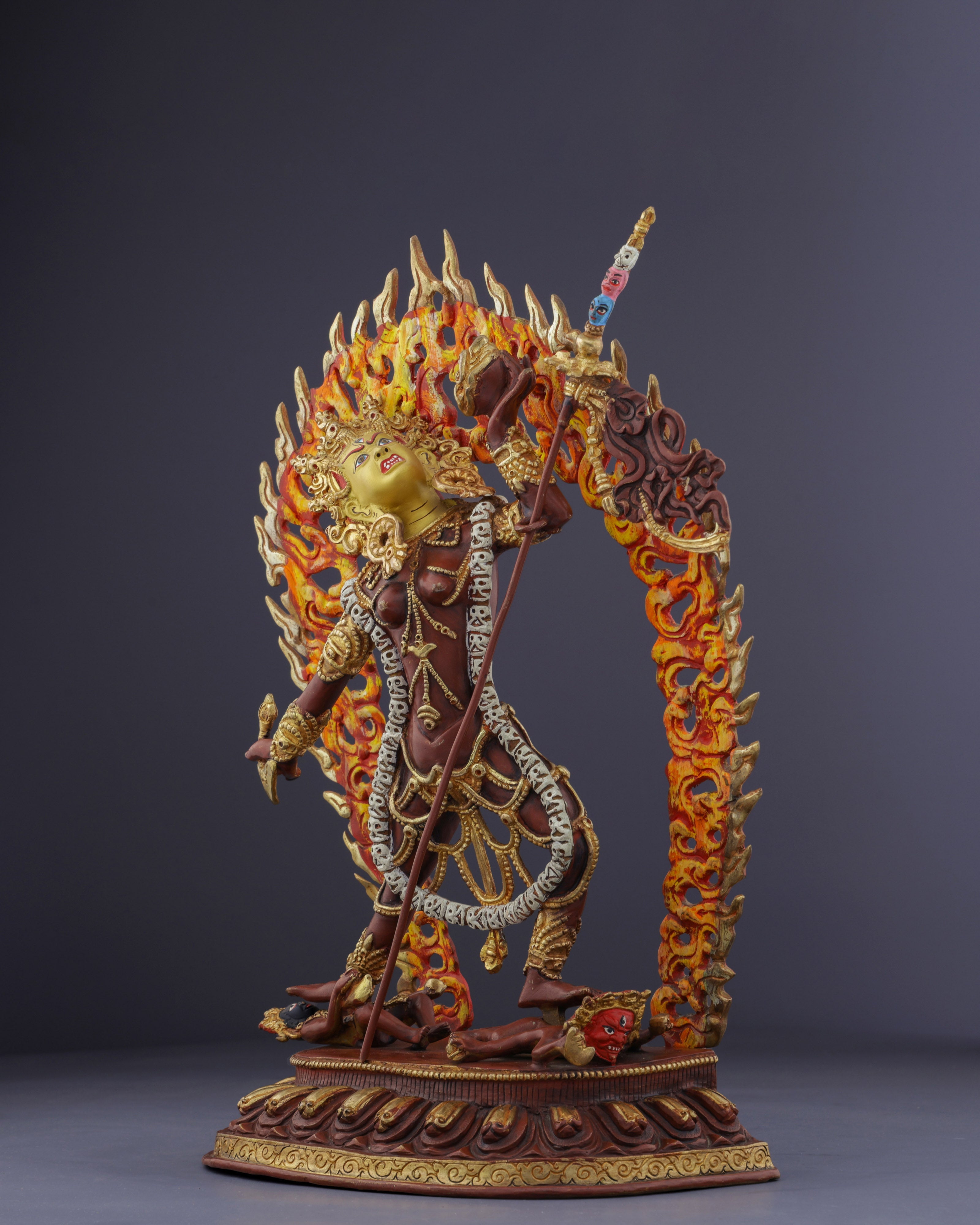 The Fierce Dakini | Nepalese Handmade Vajrayogini Statue