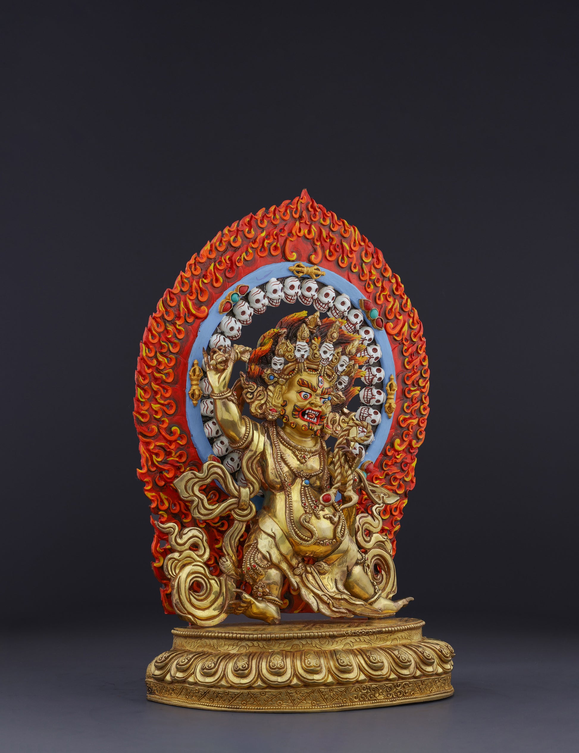 The Divine Protector | Handcrafted Vajrapani Statue - Authentic Handcrafted Statue