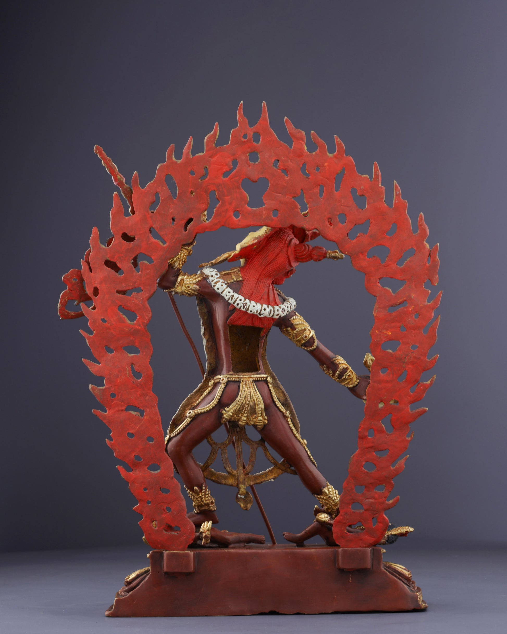 The Fierce Dakini | Nepalese Handmade Vajrayogini Statue - Authentic Handcrafted Statue