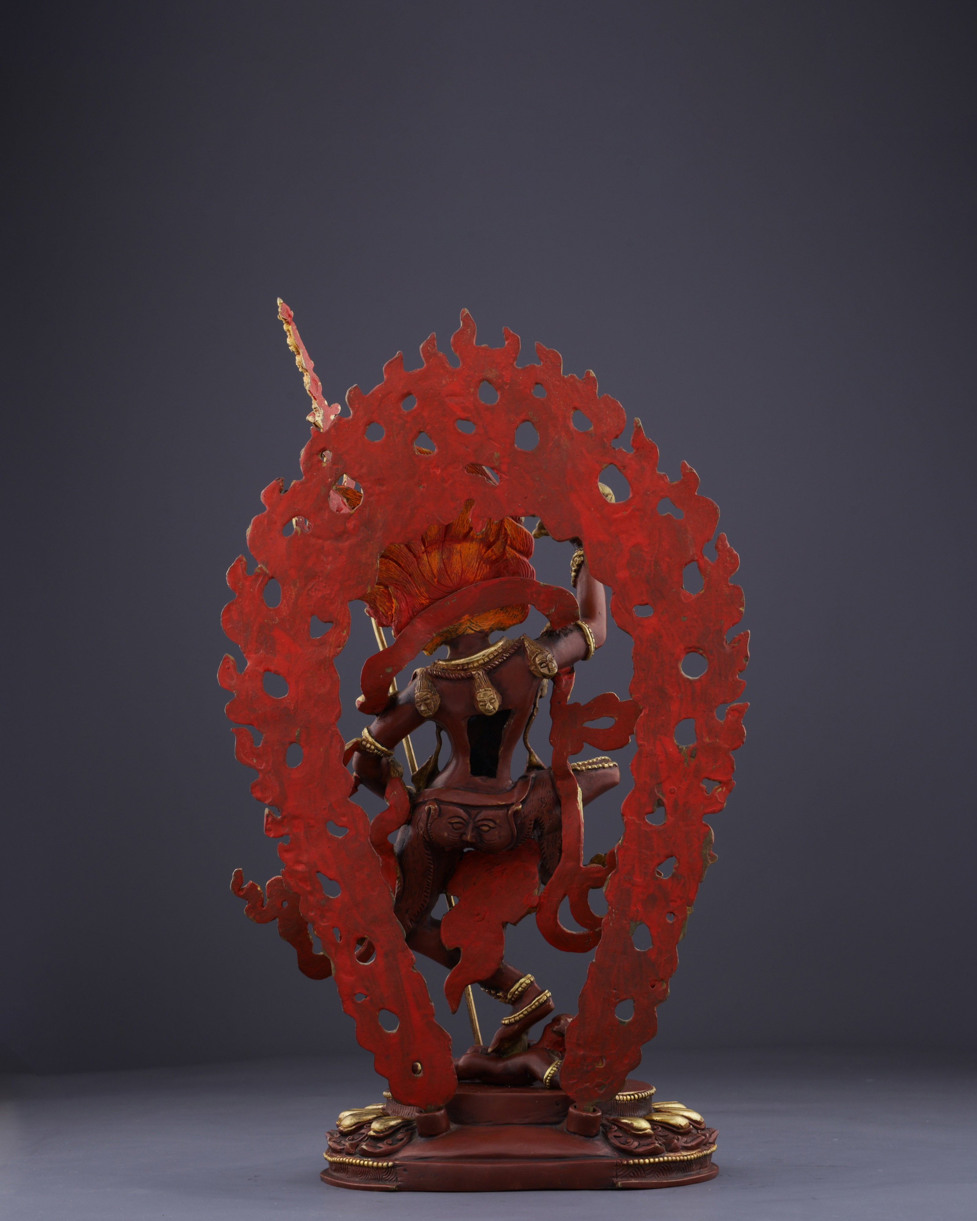 The Sacred Guardian | Nepalese Handmade Simhamukha Statue
