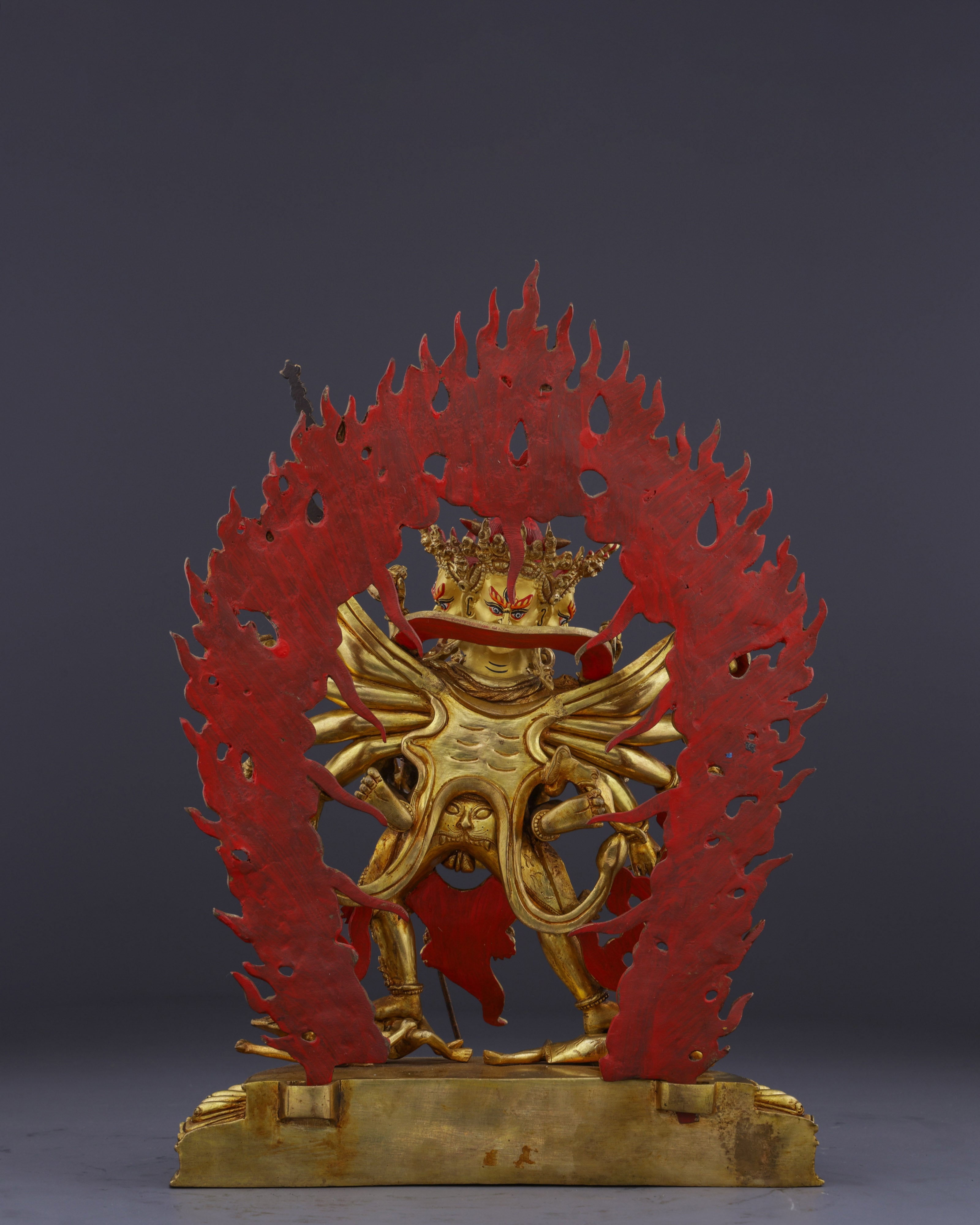 The Divine Embrace | Nepalese Handmade 12-Armed Chakrasamvara Statue