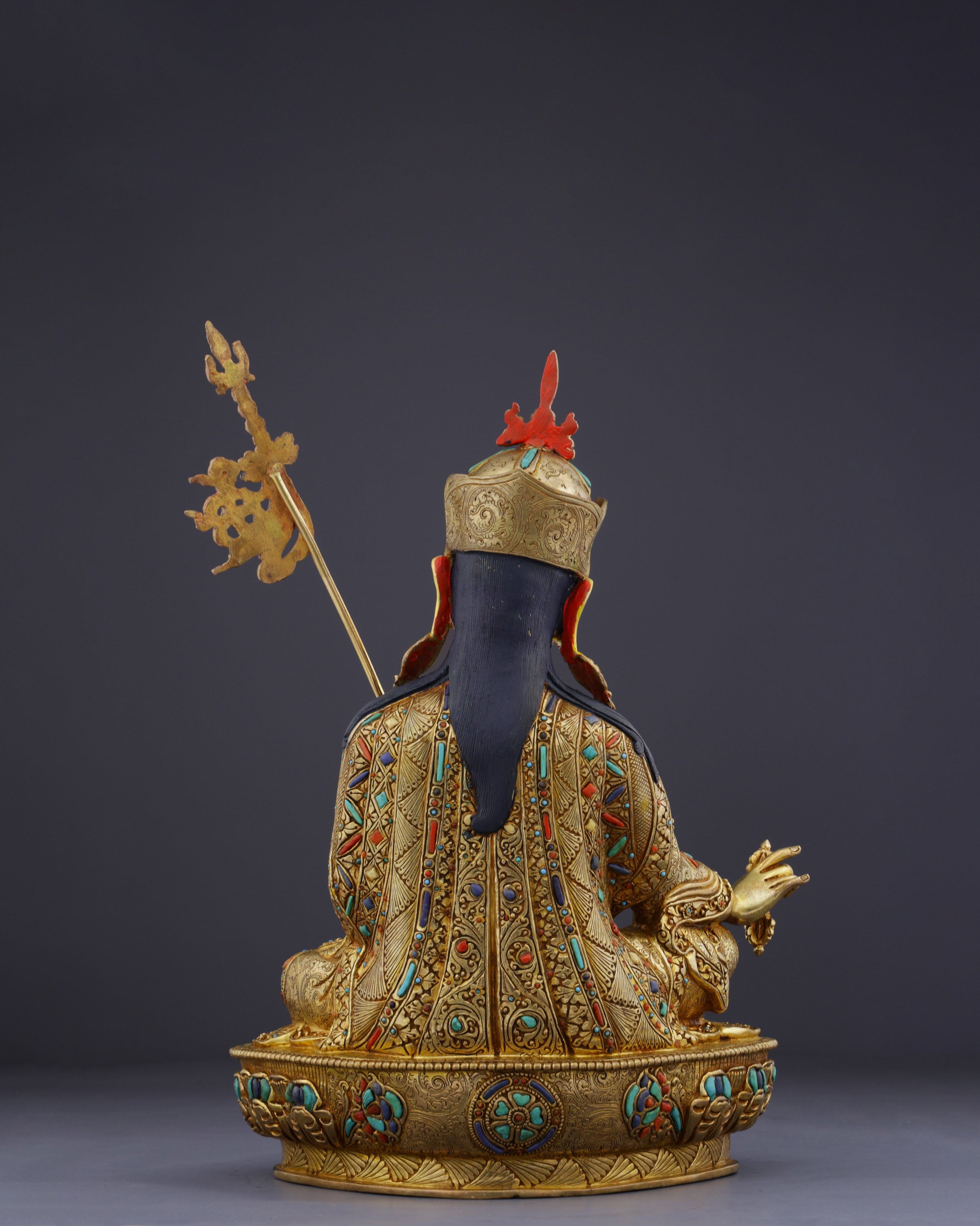 Sacred Presence | The Magnificent Guru Rinpoche Handcrafted Statue