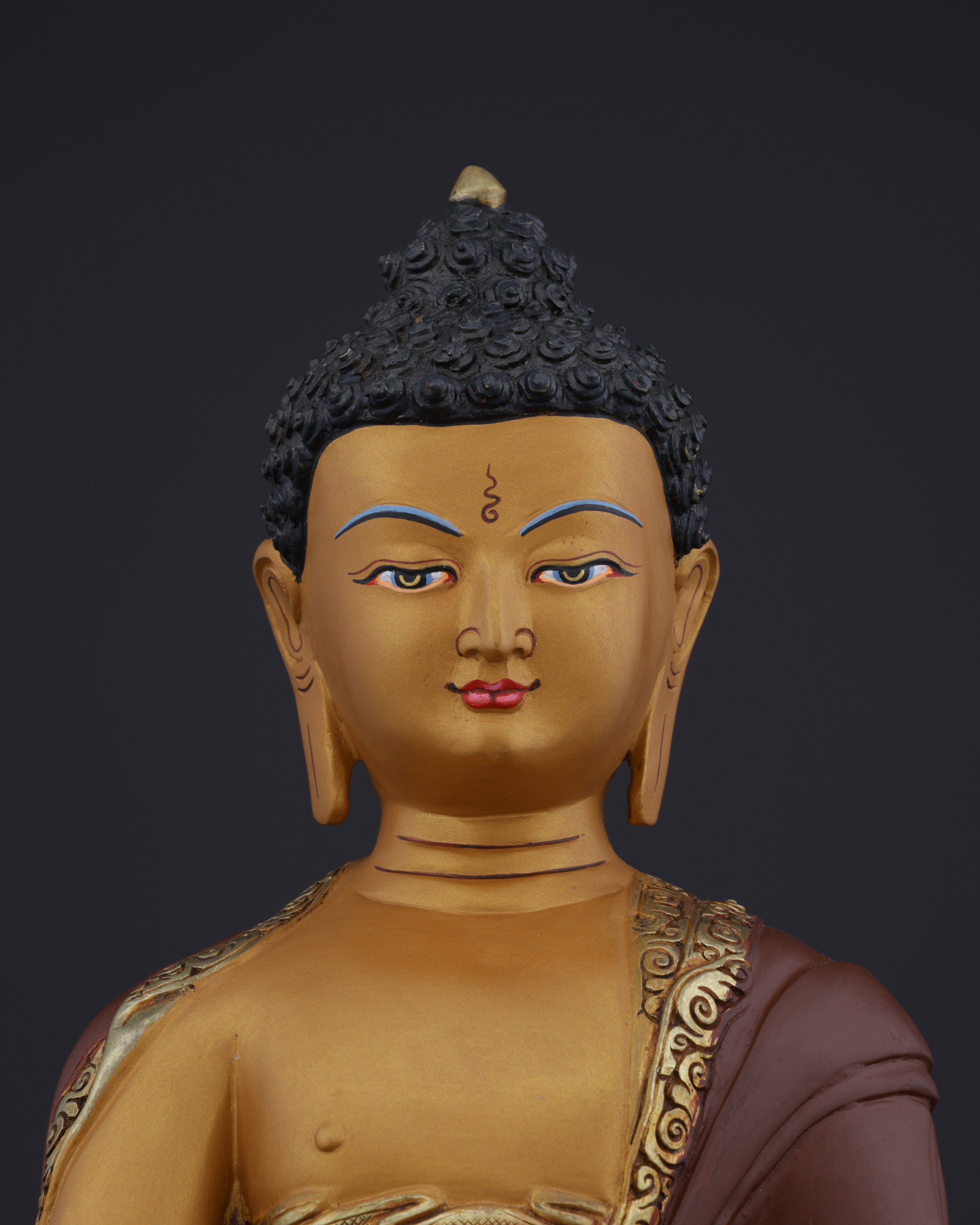 The Enlightened One | Nepalese Handmade Sakyamuni Buddha Statue