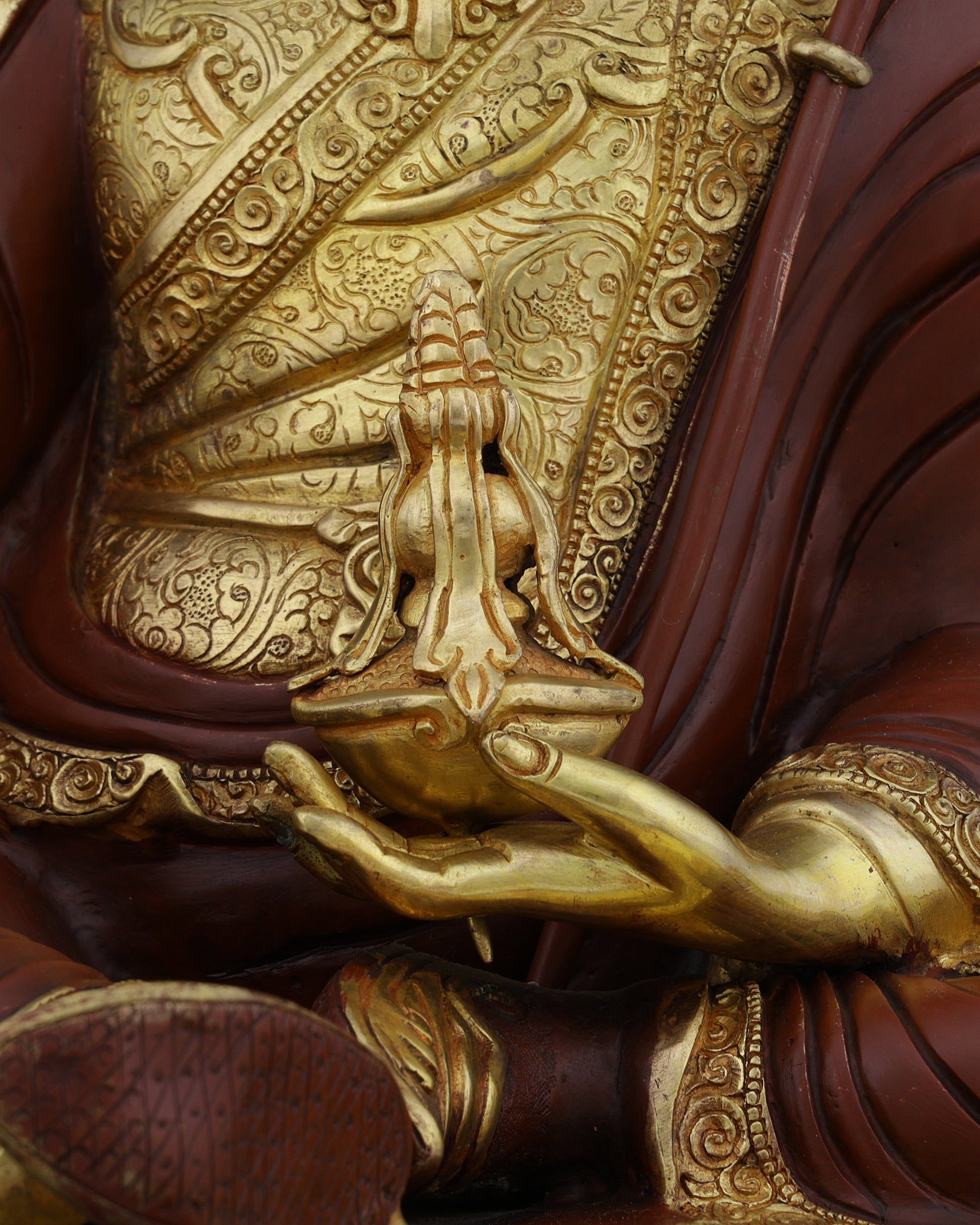 The Second Buddha | Nepalese Handmade Guru Rinpoche Statue - Authentic Handcrafted Statue