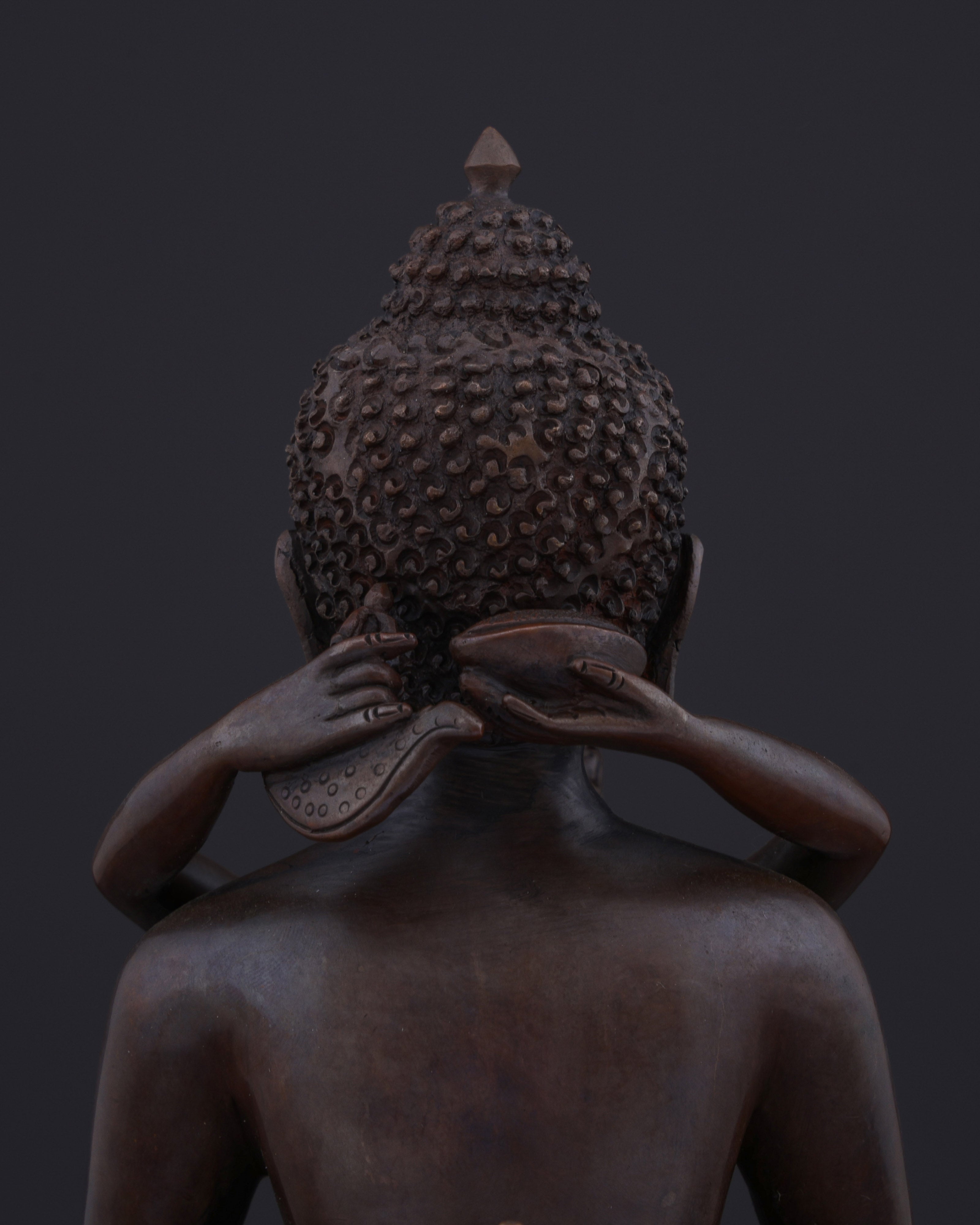 The Primordial Unity | Nepalese Handmade Oxidized Samantabhadra Union with Consort Statue