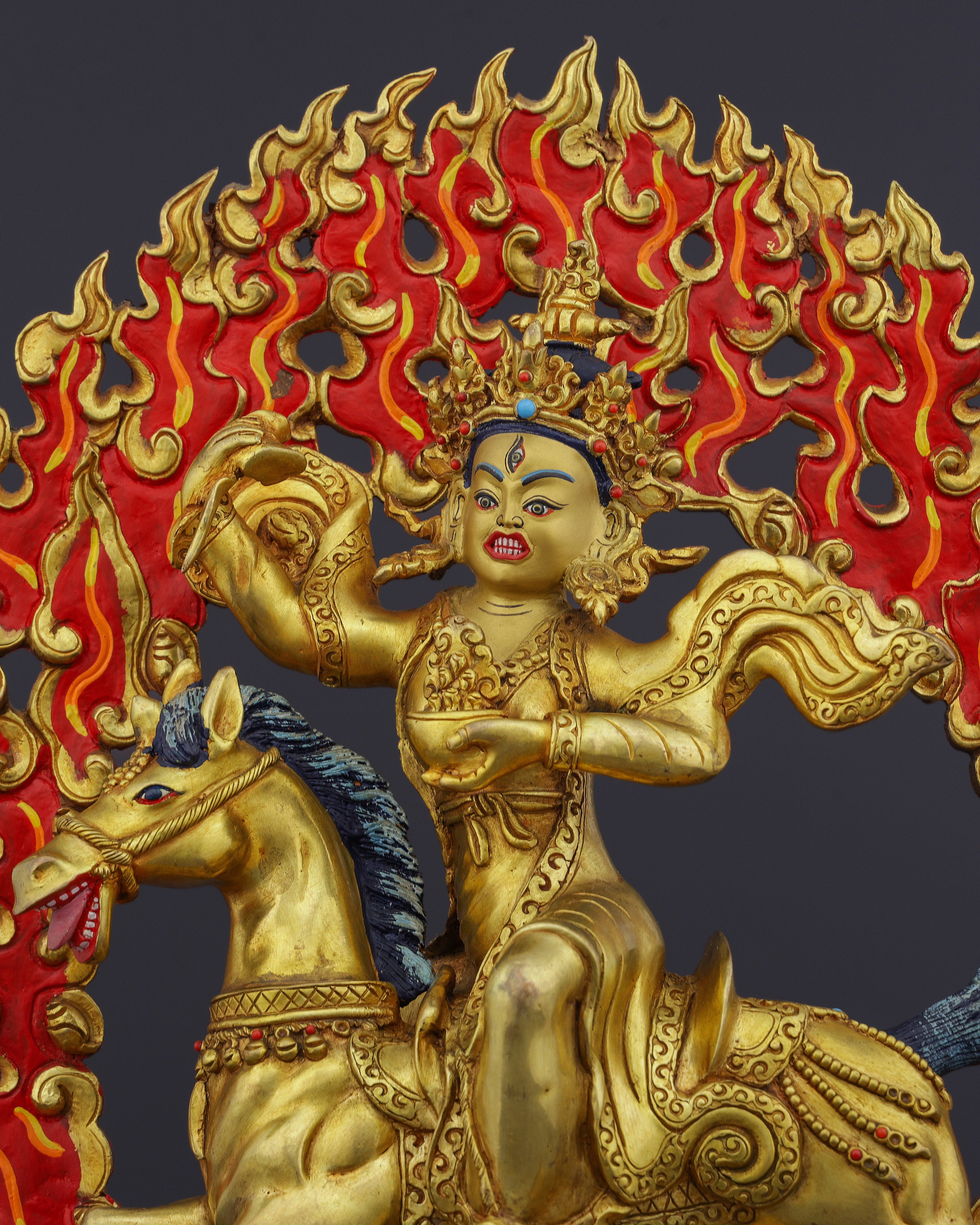 The Divine Protector | Handcrafted Achi Chokyi Drolma Statue