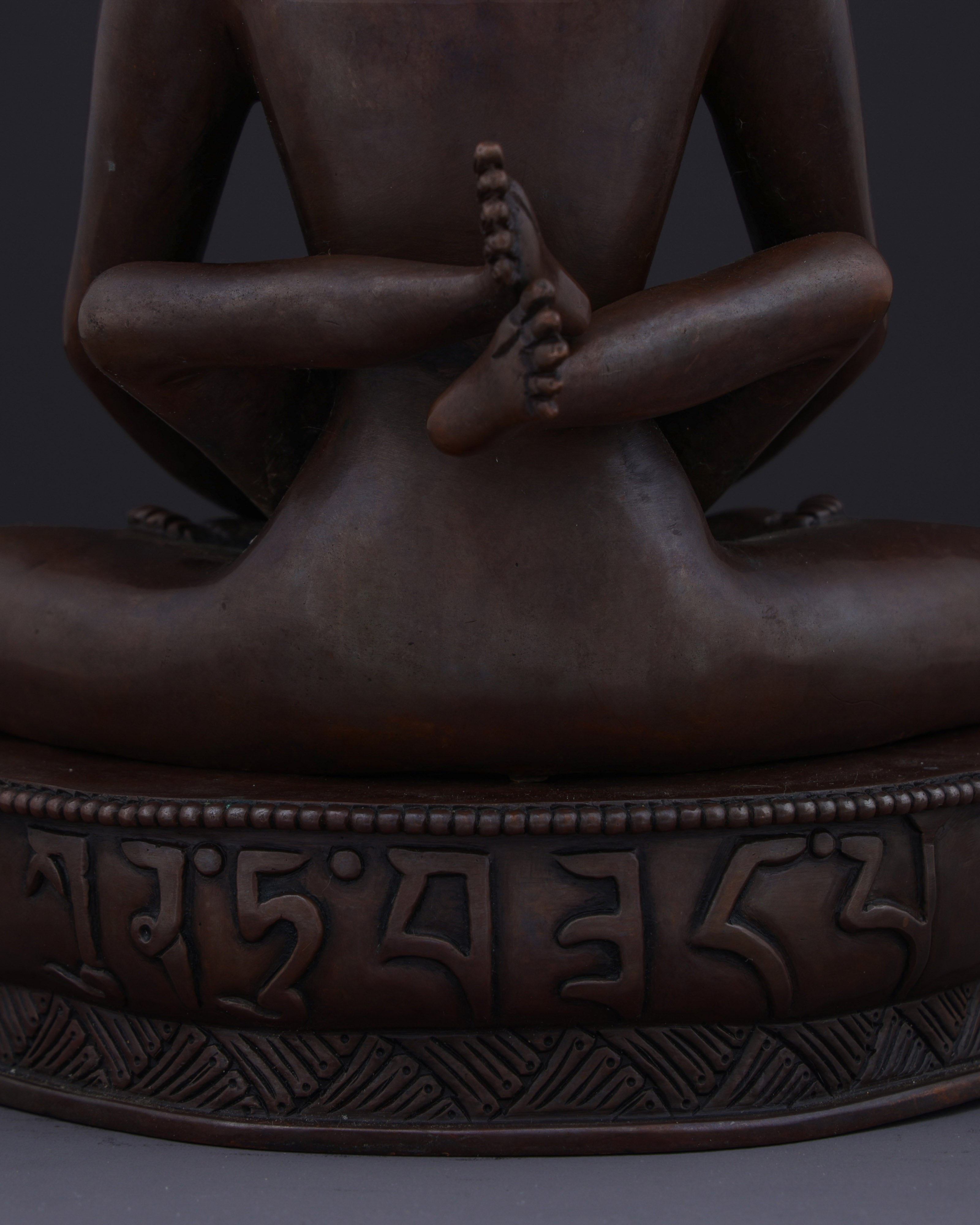 The Primordial Unity | Nepalese Handmade Oxidized Samantabhadra Union with Consort Statue