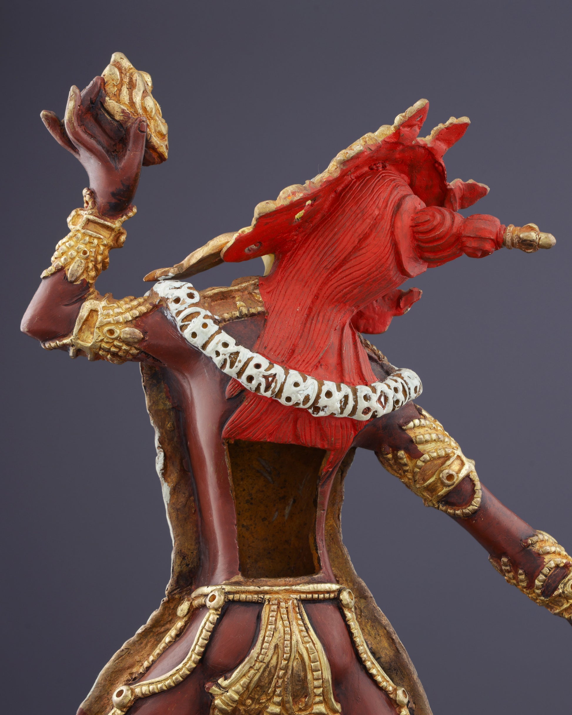 The Fierce Dakini | Nepalese Handmade Vajrayogini Statue - Authentic Handcrafted Statue