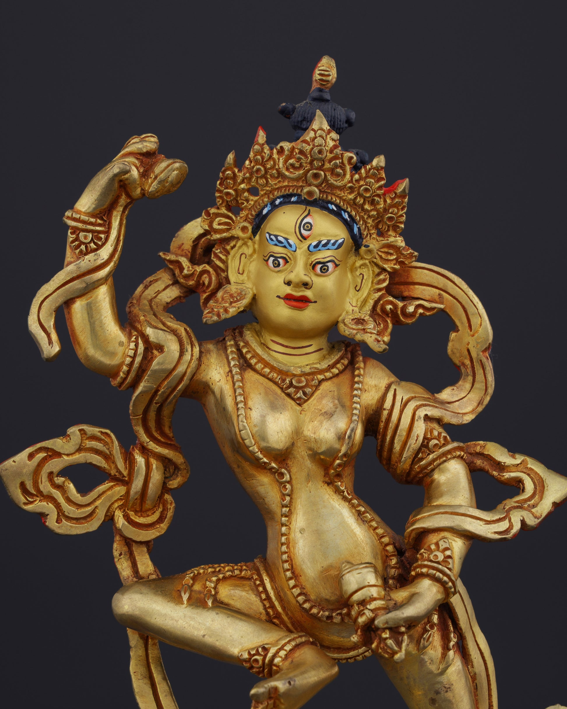 The Dakini of Liberation | Nepalese Handmade Machig Labdron Statue - Authentic Handcrafted Statue