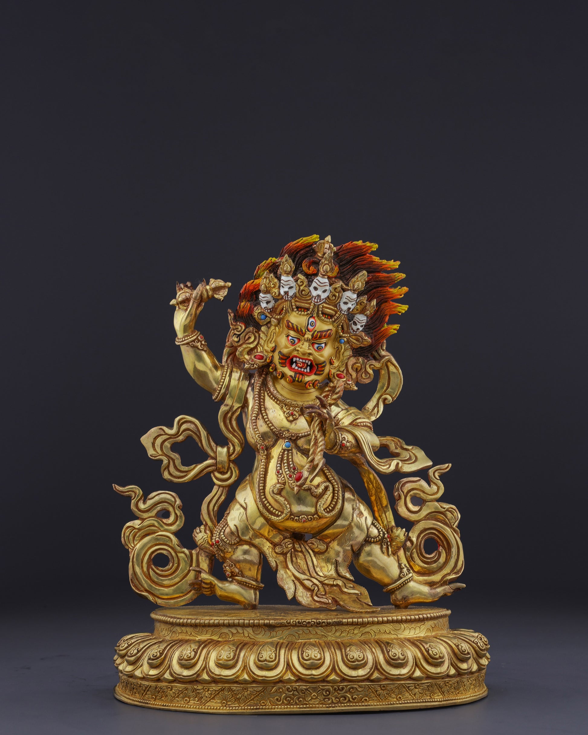 The Divine Protector | Handcrafted Vajrapani Statue - Authentic Handcrafted Statue