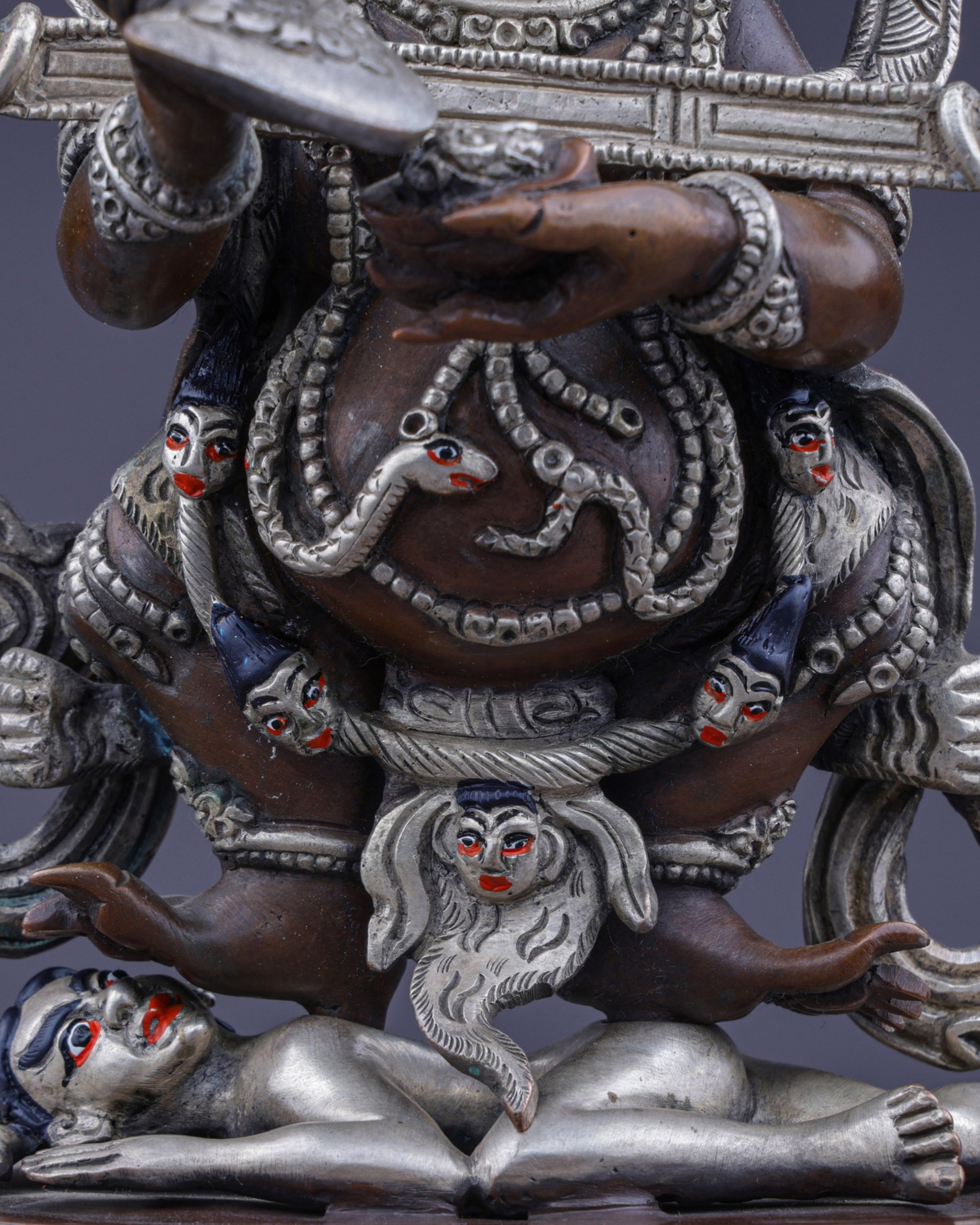 Majestic Sakya Mahakala | Supreme Protector of Ancient Wisdom - Authentic Handcrafted Statue