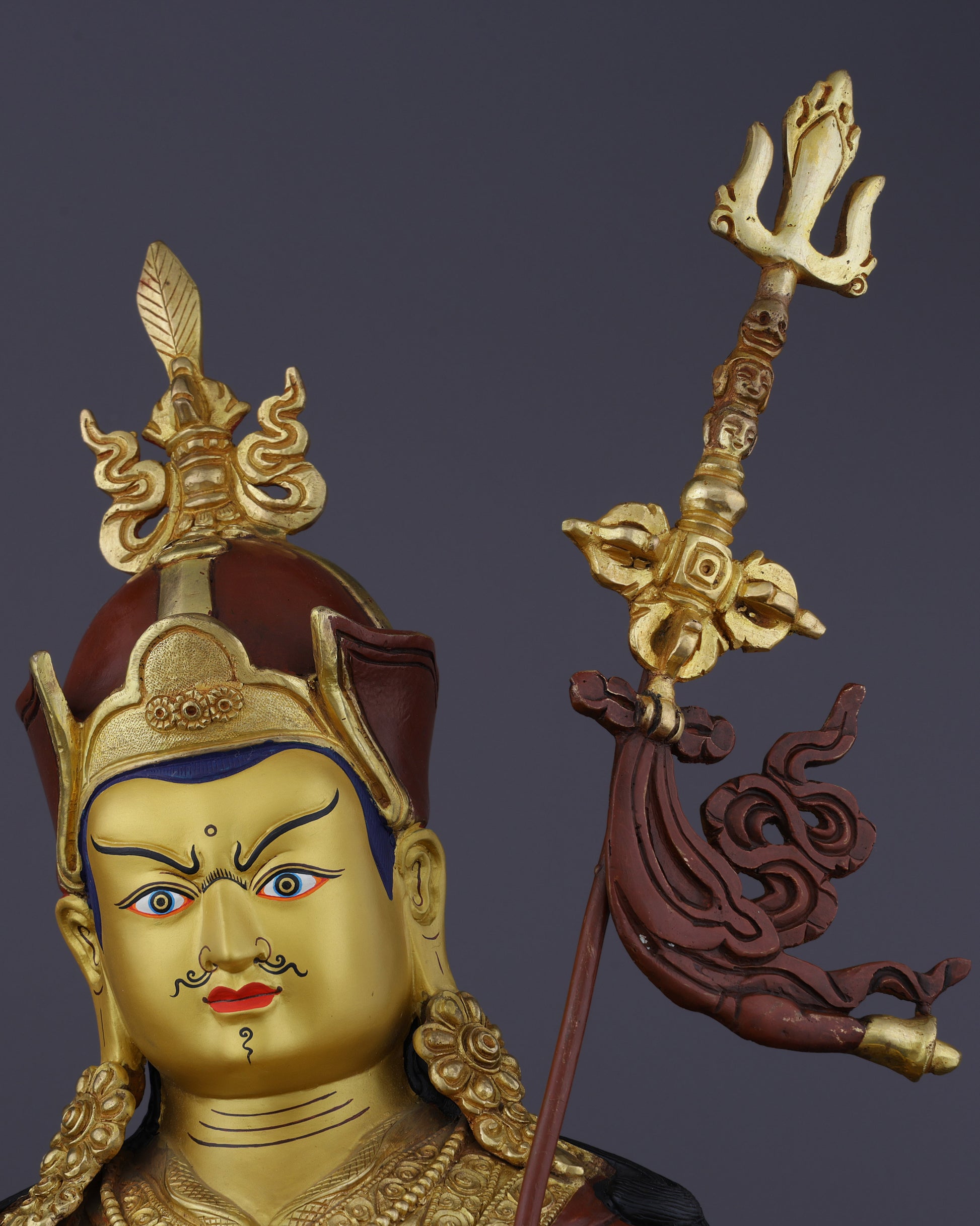 The Second Buddha | Nepalese Handmade Guru Rinpoche Statue - Authentic Handcrafted Statue