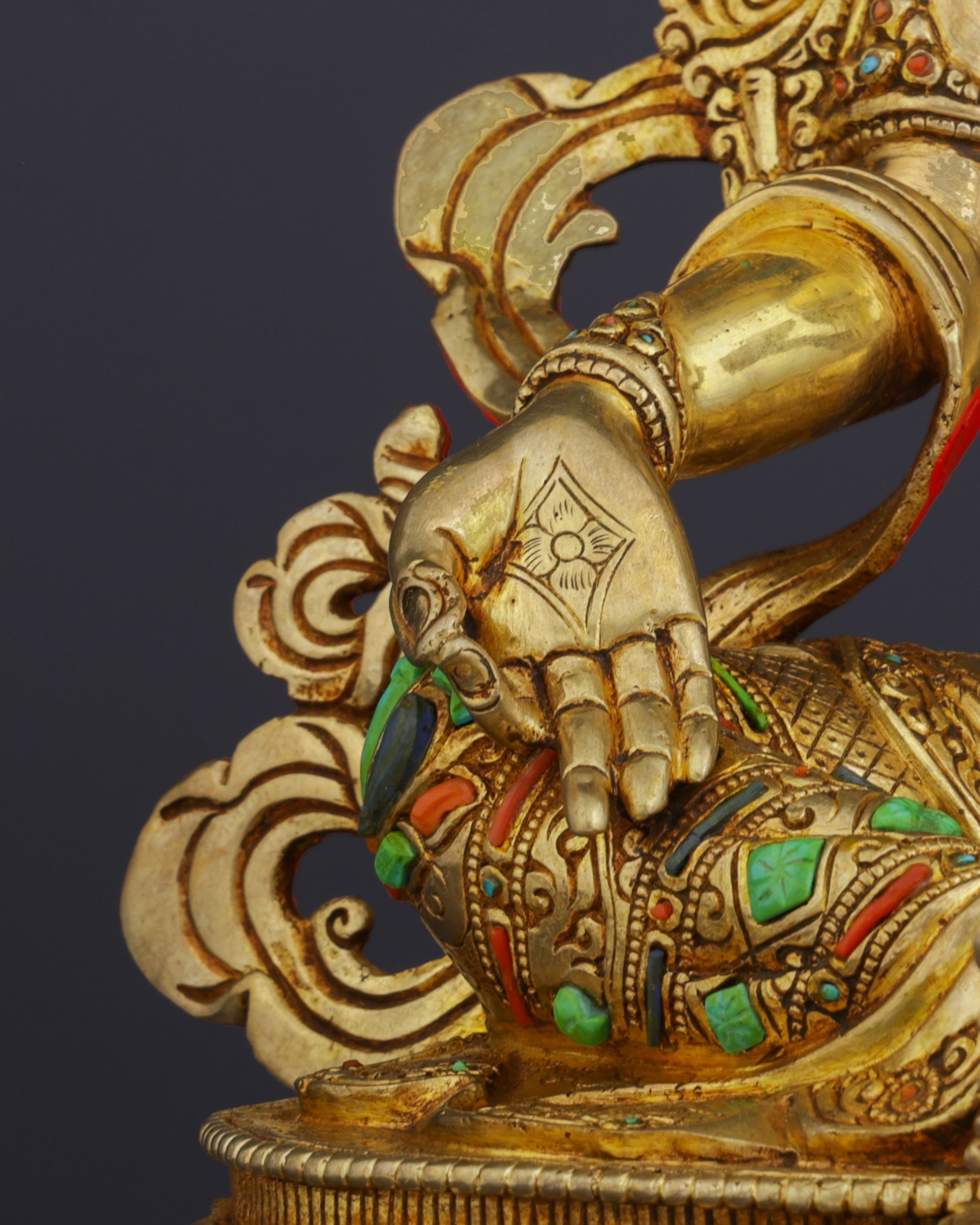 Divine Compassion | The Exquisite Green Tara Handcrafted Statue - Authentic Handcrafted Statue