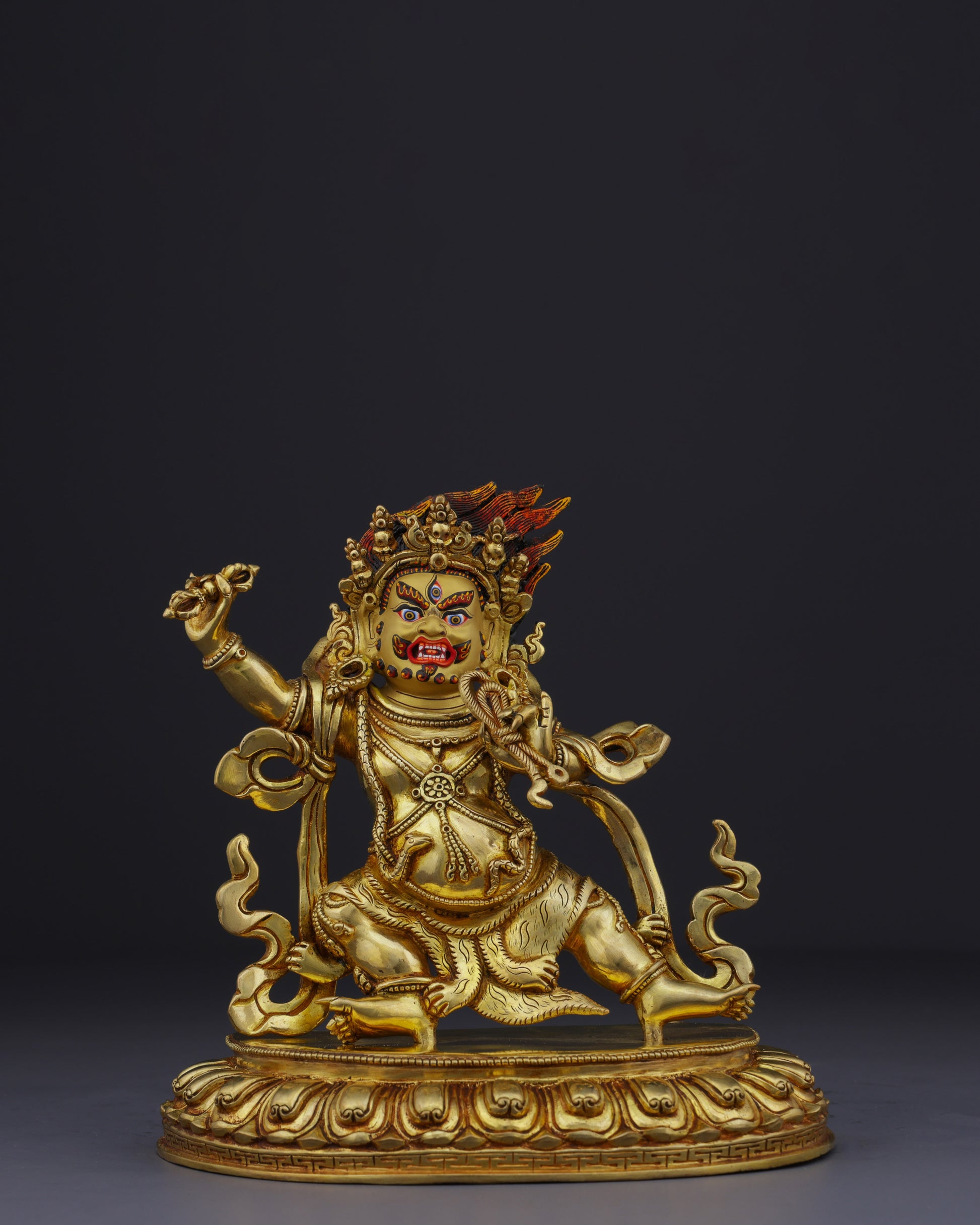 The Divine Guardian | Nepalese Handmade Vajrapani Statue - Authentic Handcrafted Statue