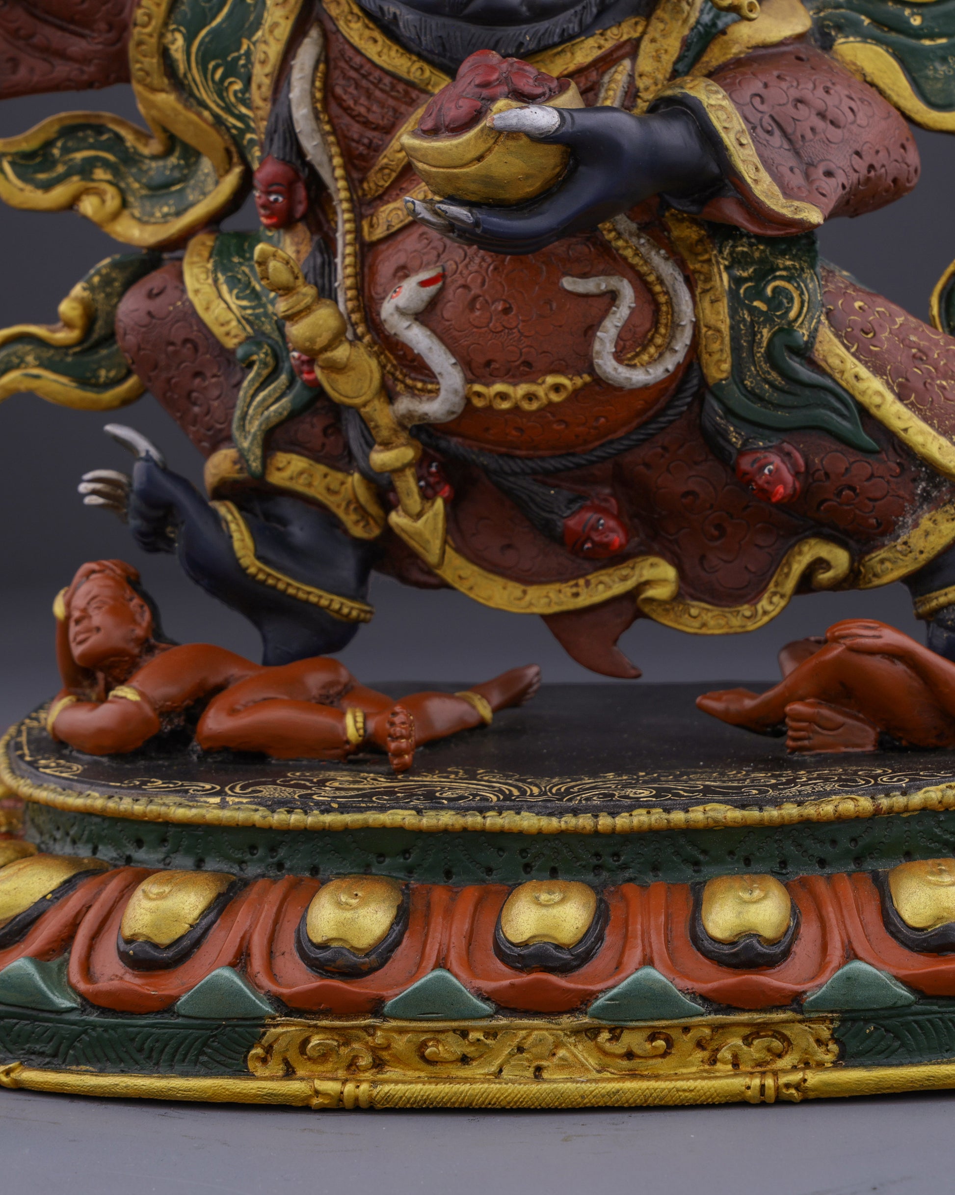 The Guardian of Sacred Transformation | Kajupa Mahakala - Authentic Handcrafted Statue