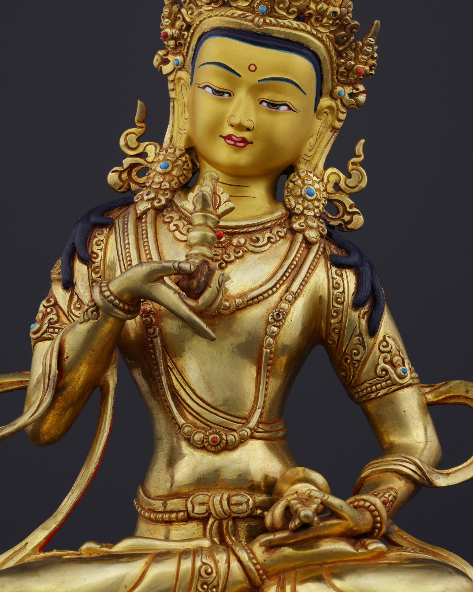 The Diamond Being | Handcrafted Vajrasattva - Authentic Handcrafted Statue
