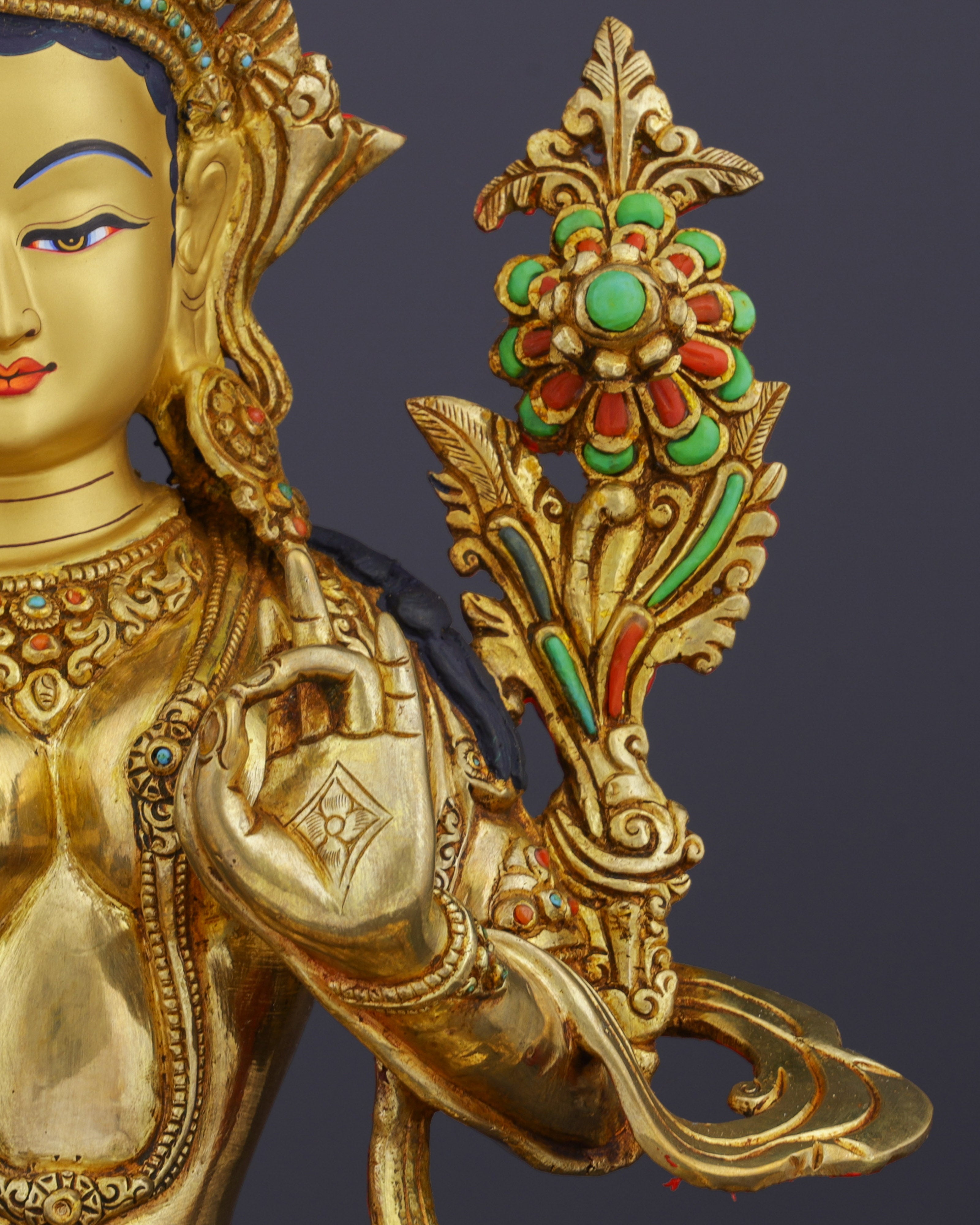 Divine Compassion | The Exquisite Green Tara Handcrafted Statue