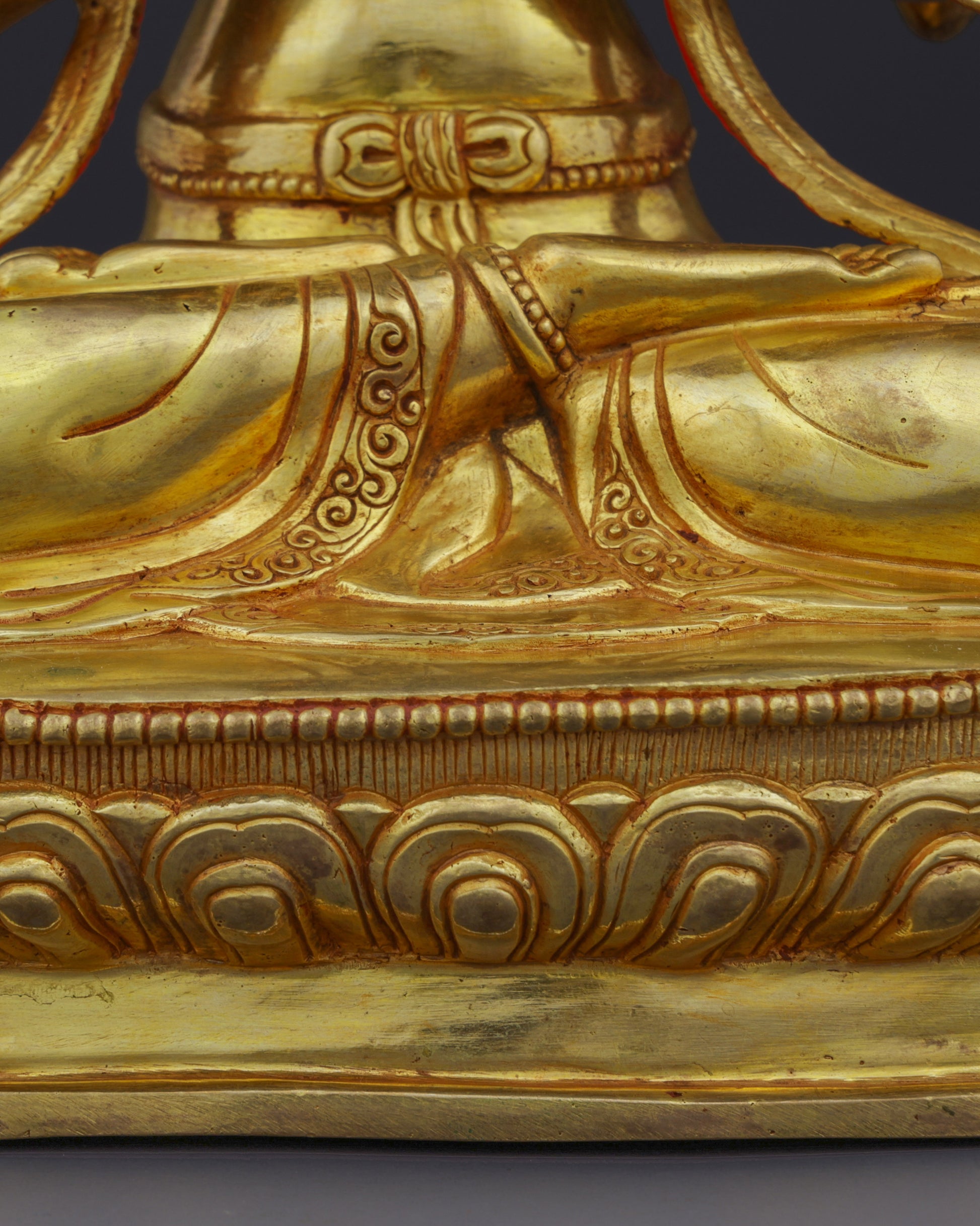 The Divine Compassion | Handcrafted Chengresi Avalokiteshvara - Authentic Handcrafted Statue