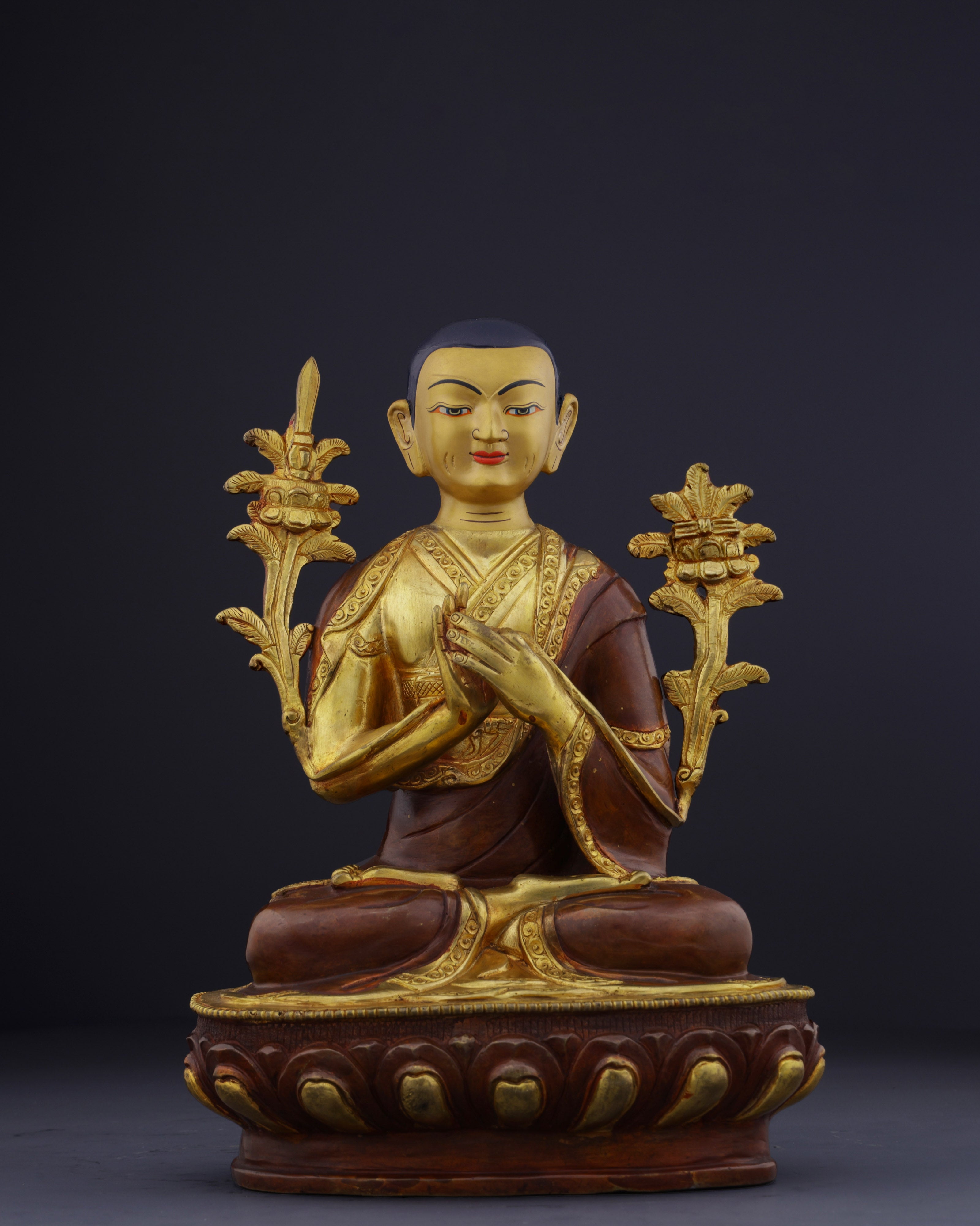 The Great Reformer | Nepalese Handmade Tsongkhapa Statue Set