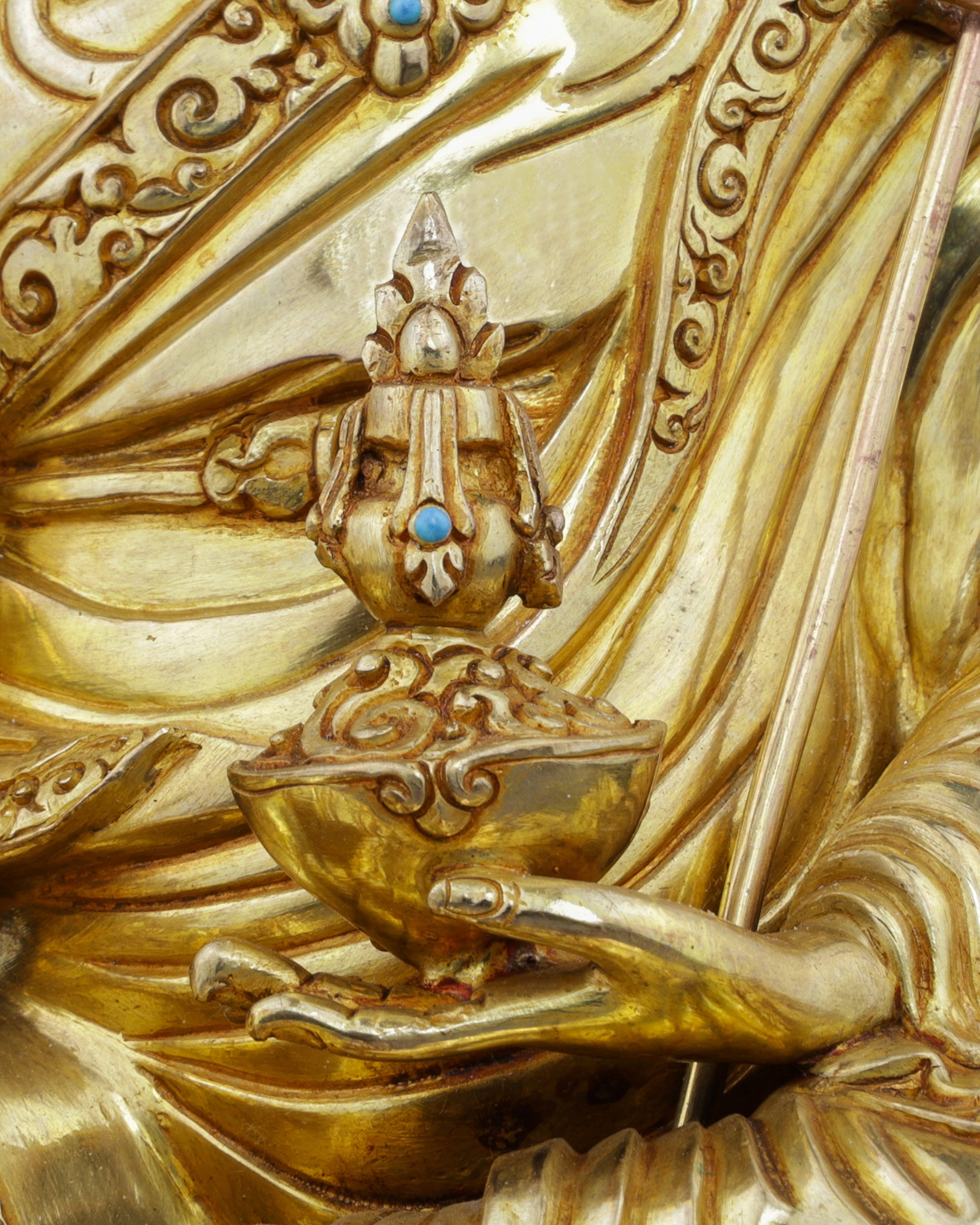 The Golden Treasure | Authentic Guru Rinpoche Padmasambhava Statue