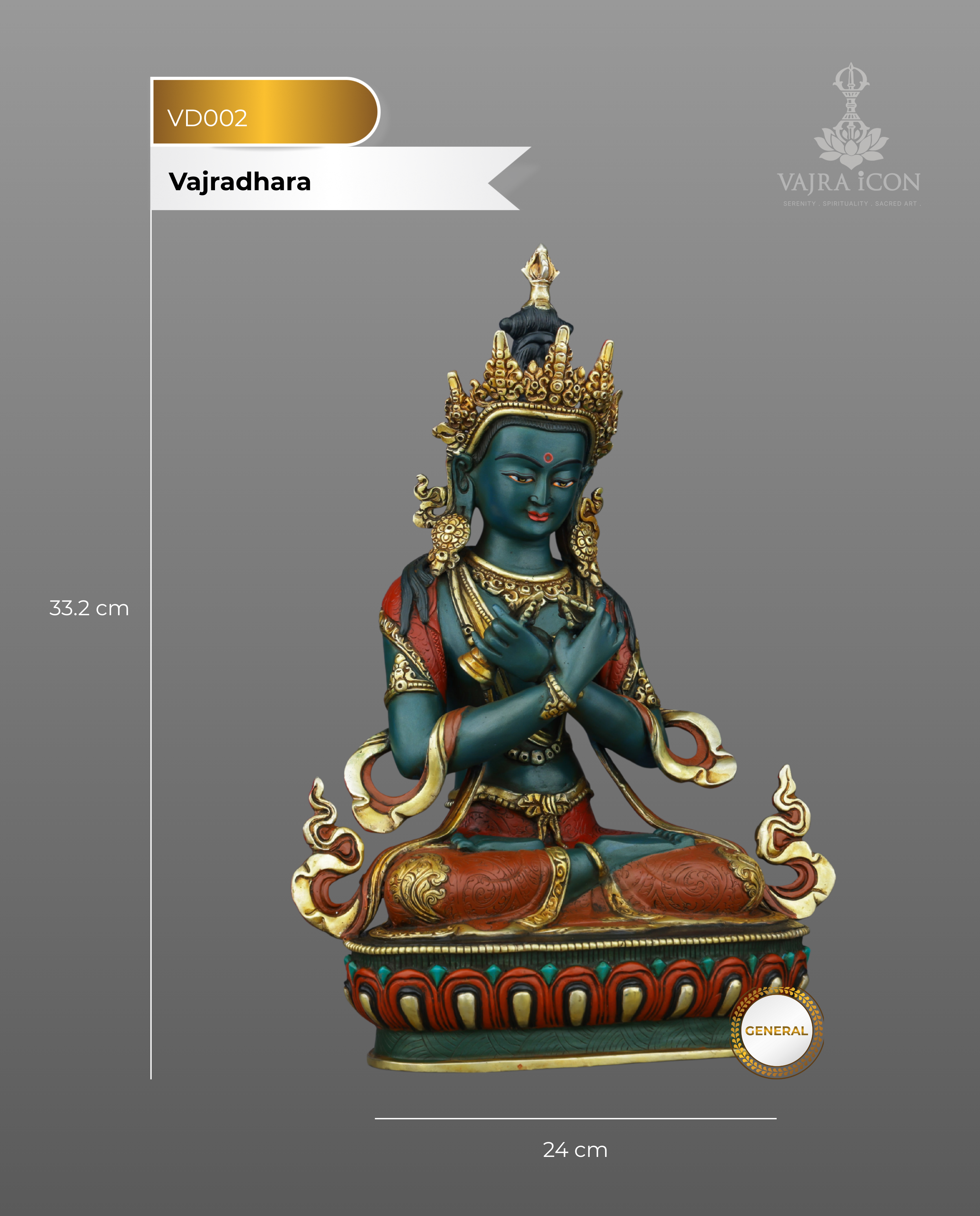 Primordial Wisdom | Stunning Nepalese Vajradhara Statue&nbsp;
