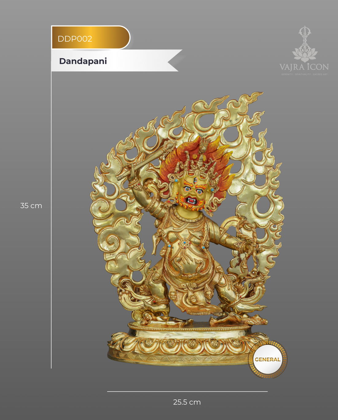 Fierce Guardian of Sacred Realms | Dandapani Statue