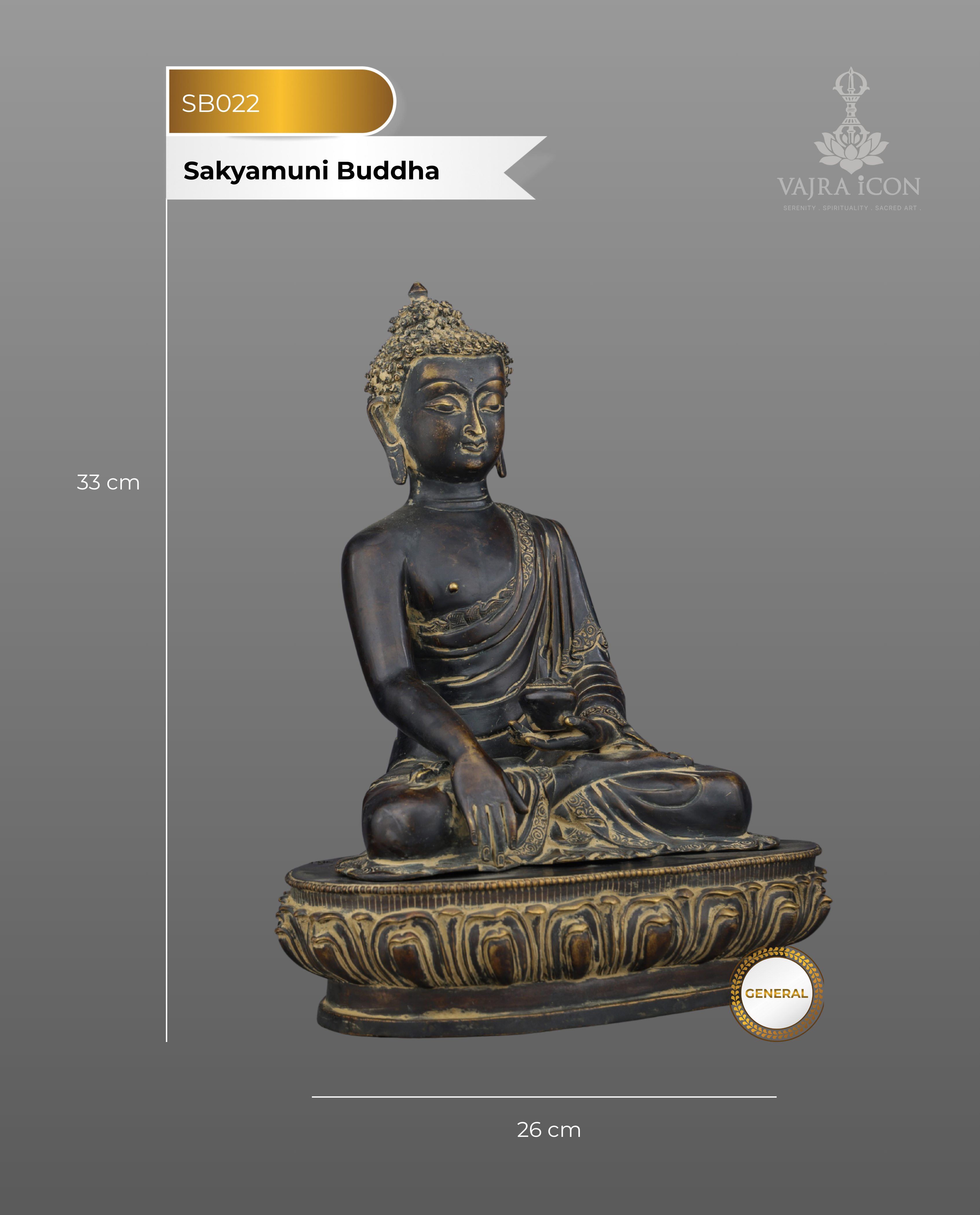 Antique Sakyamuni Buddha Statue | Timeless Enlightenment