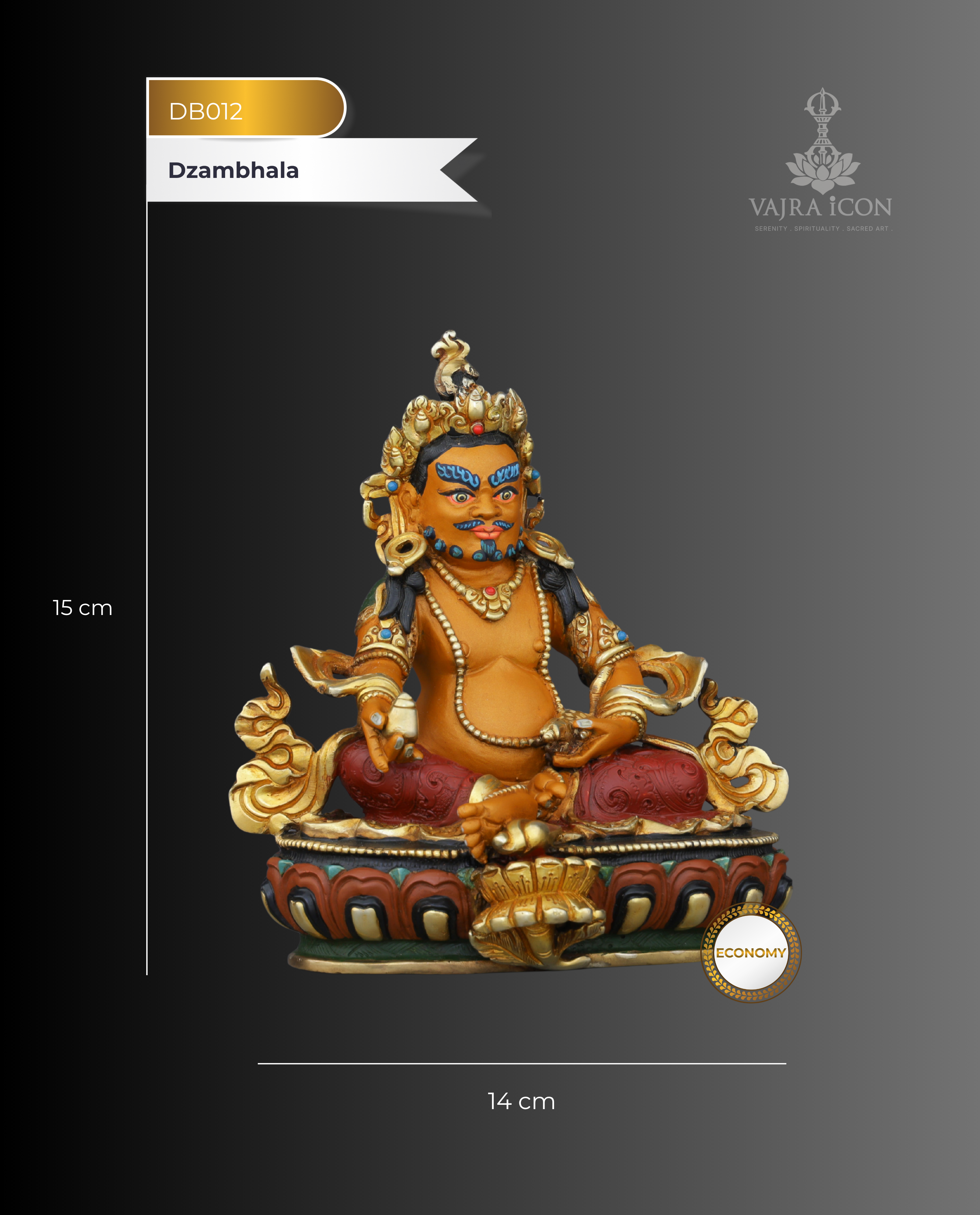 Sacred Dzambhala Statue | Wealth Deity for Prosperity and Abundance