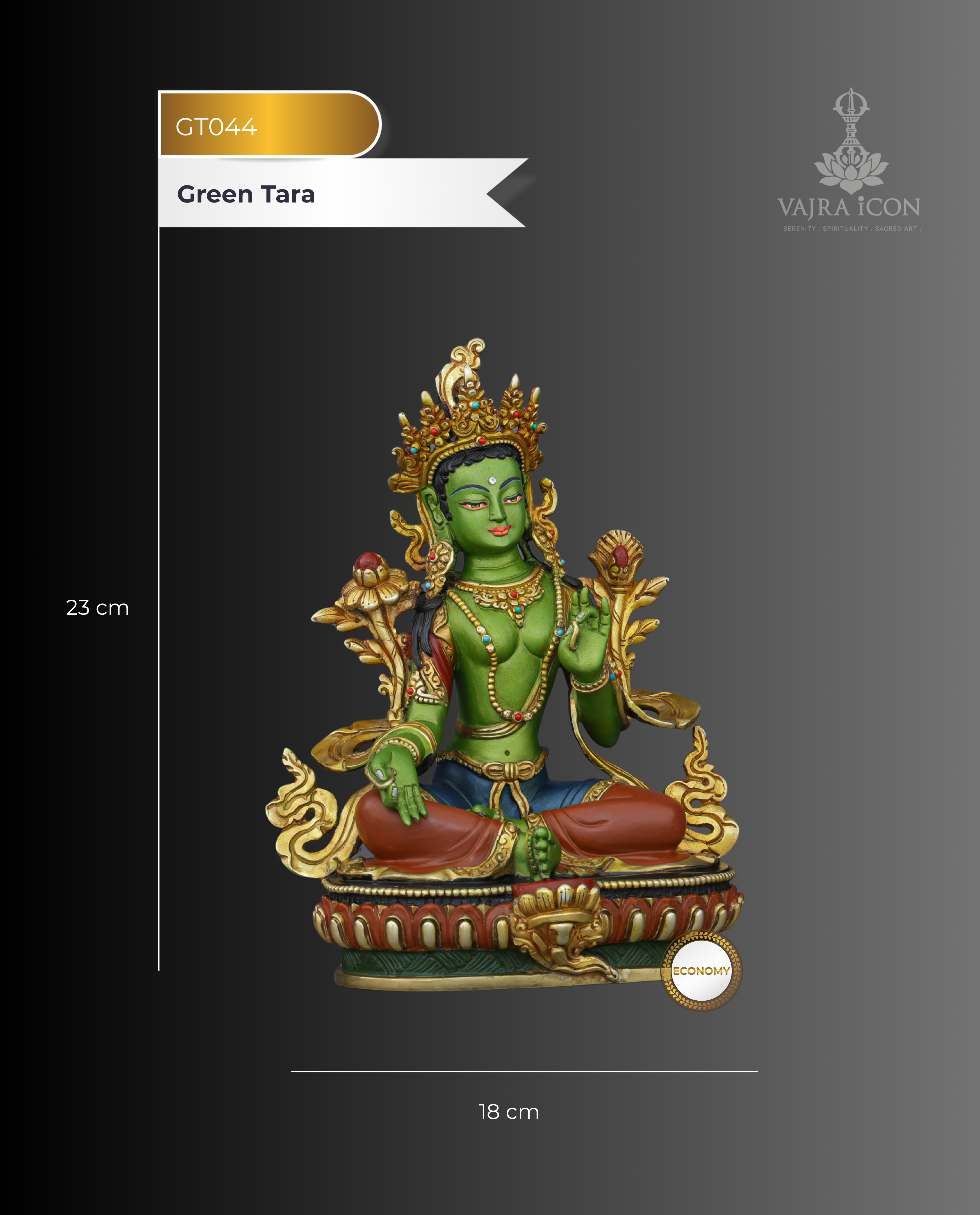 Exquisite Green Tara Statue | Divine Mother of Compassion and Swift Liberation