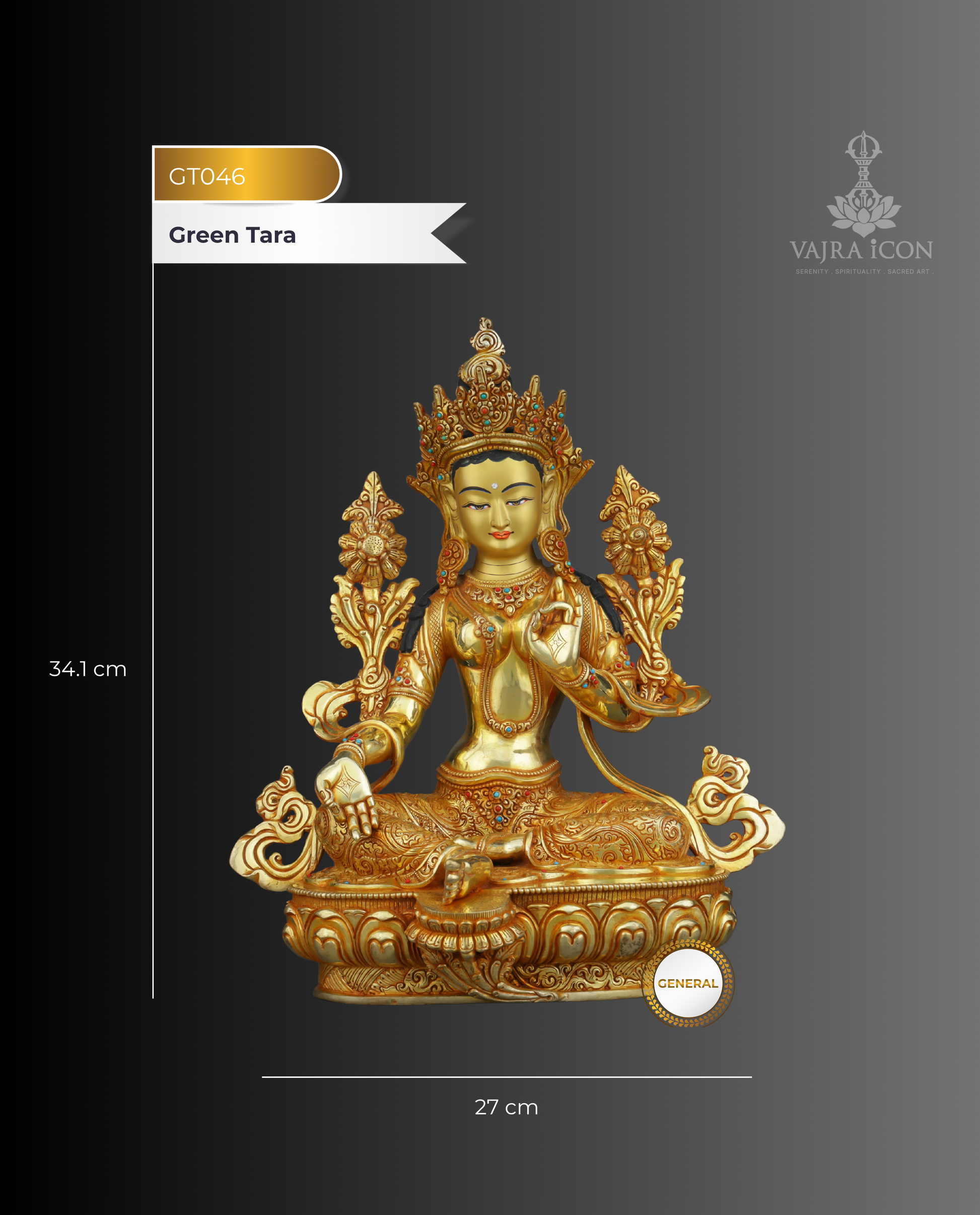 She Who Saves | The Green Tara Statue That Answers Every Call for Help - Authentic Handcrafted Statue