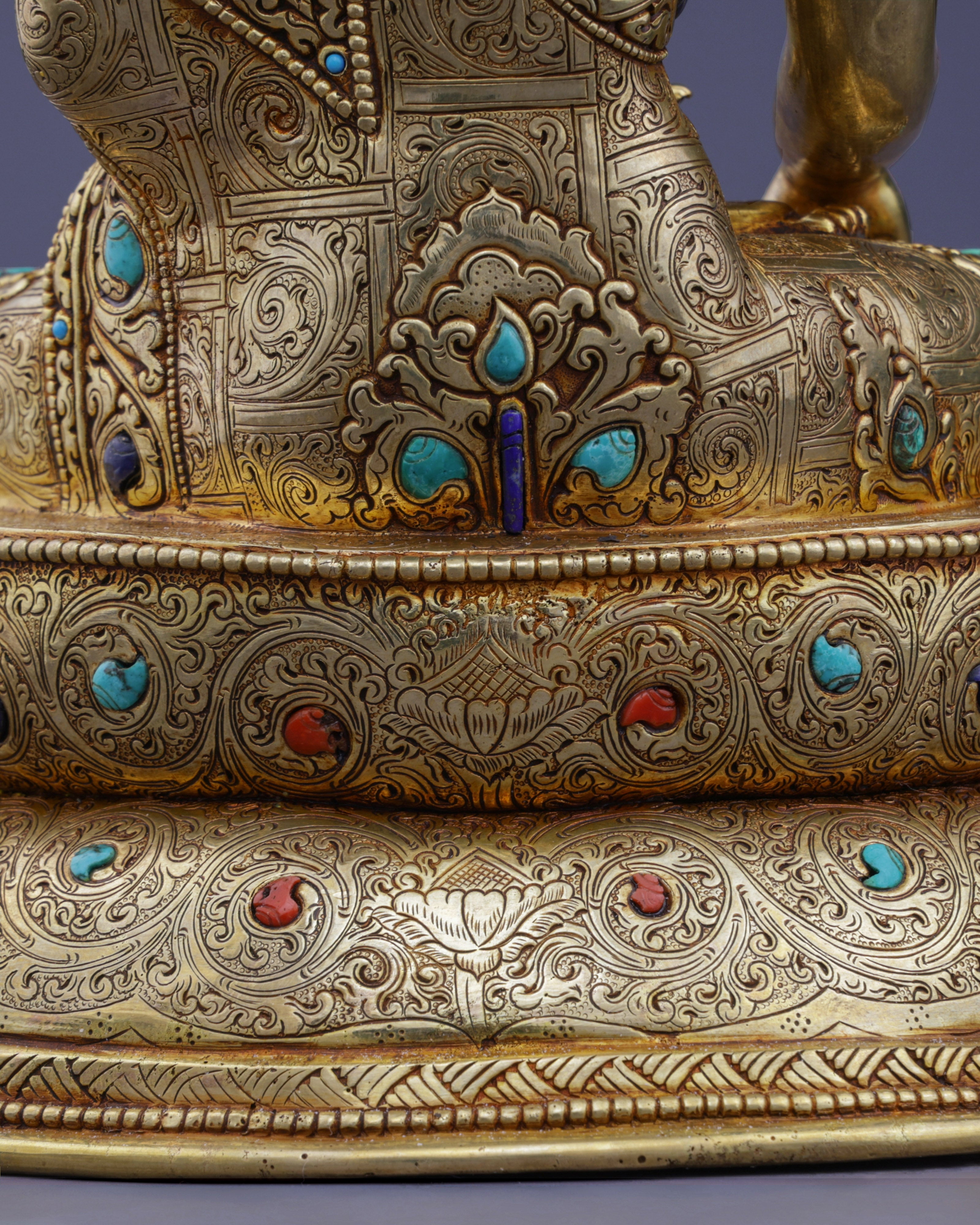 Sacred Awakening | Handcrafted Sakyamuni Buddha in Earth-Touching Mudra