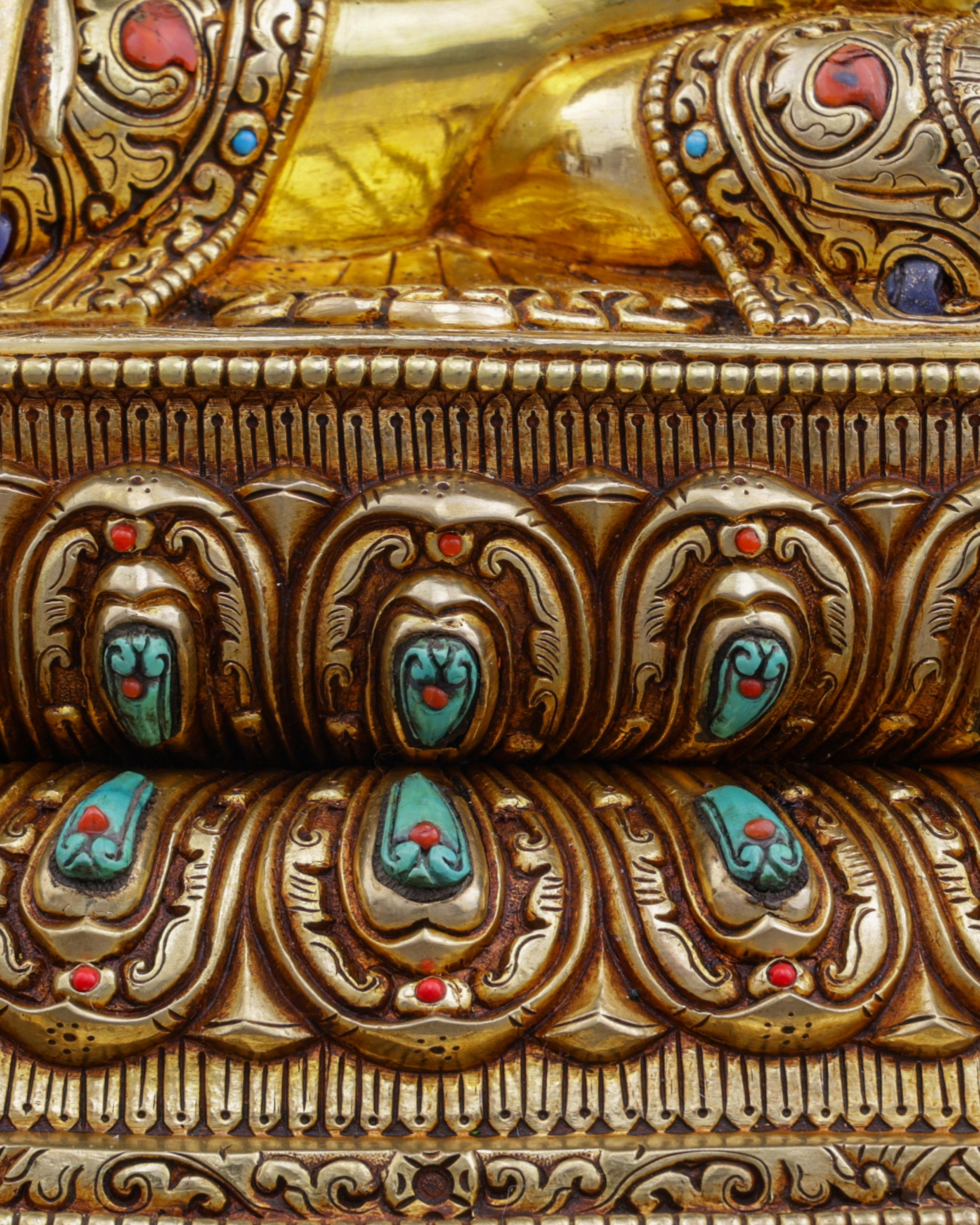 Sacred Awakening | Handcrafted Sakyamuni Buddha in Earth-Touching Mudra