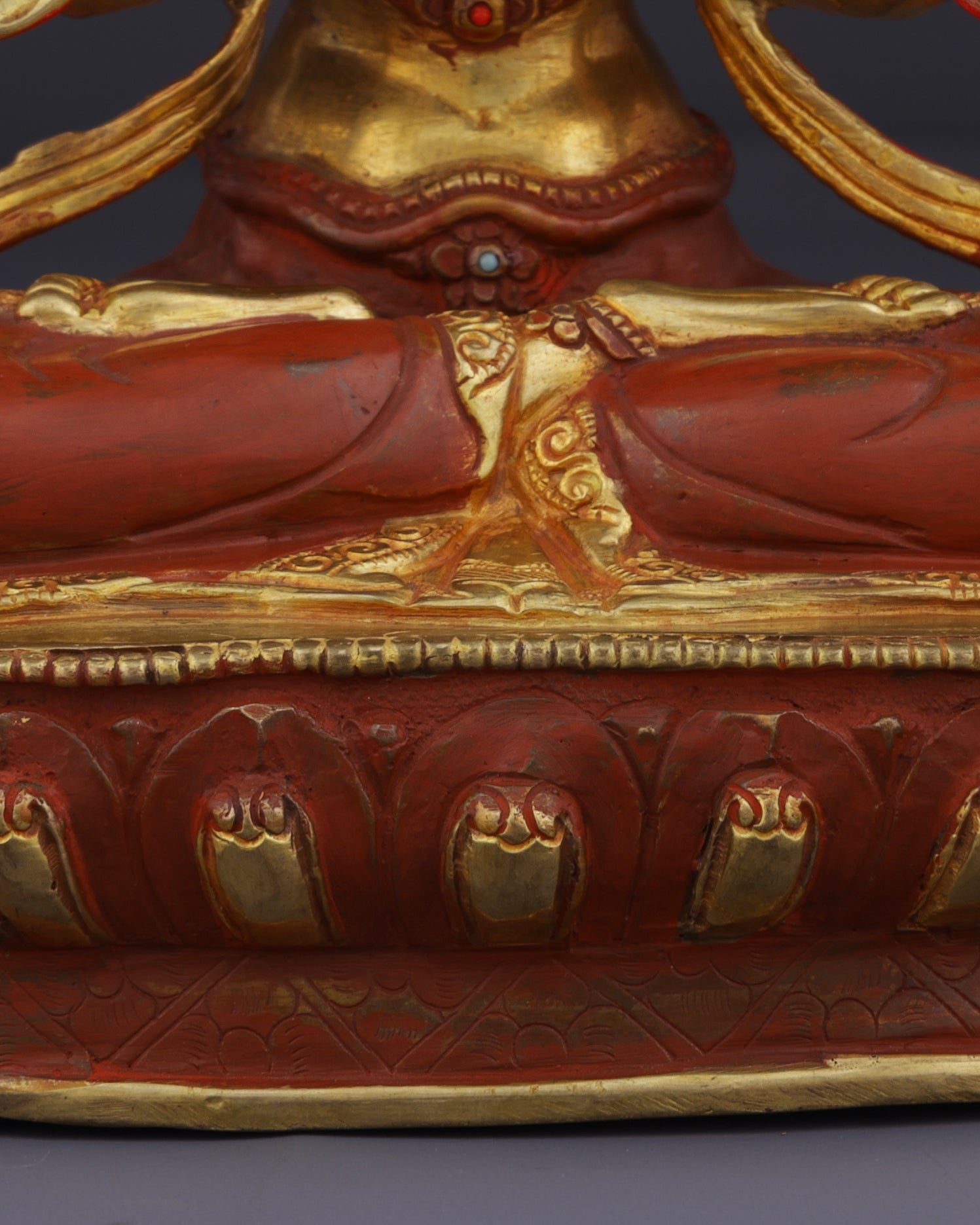 Divine Compassion | Handcrafted Nepalese Chengresi Statue