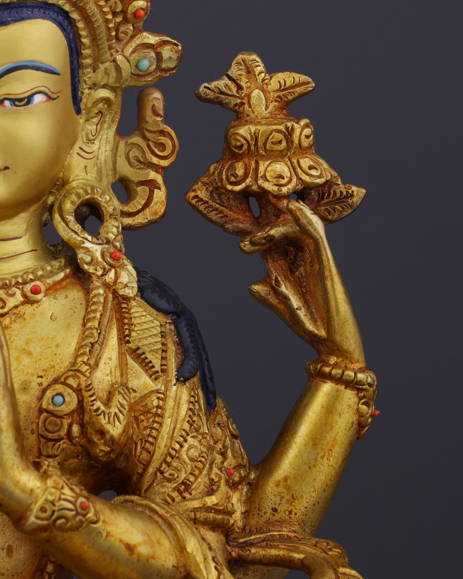 Radiant Compassion | Exquisite Nepalese Chengresi Masterpiece