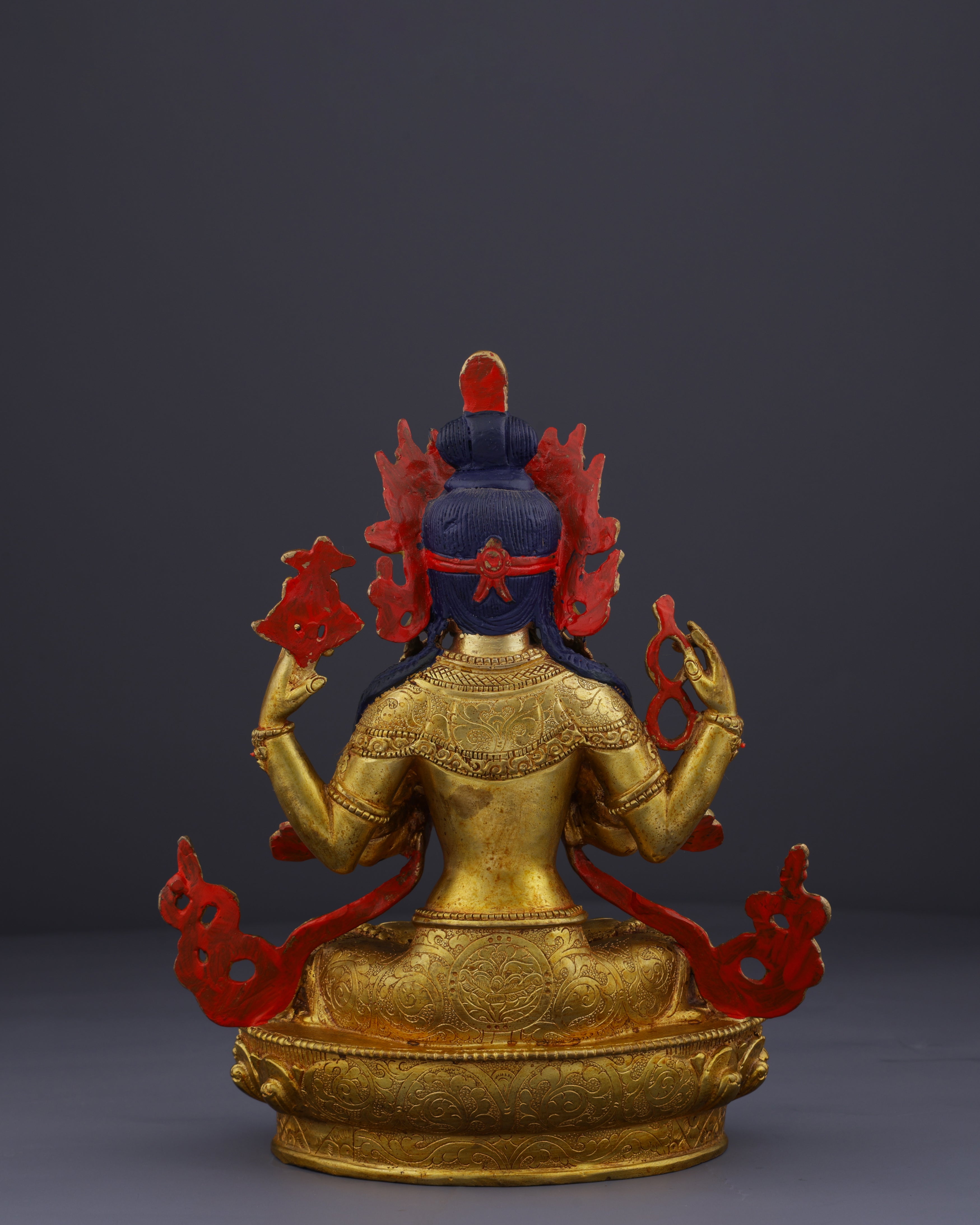 Radiant Compassion | Exquisite Nepalese Chengresi Masterpiece