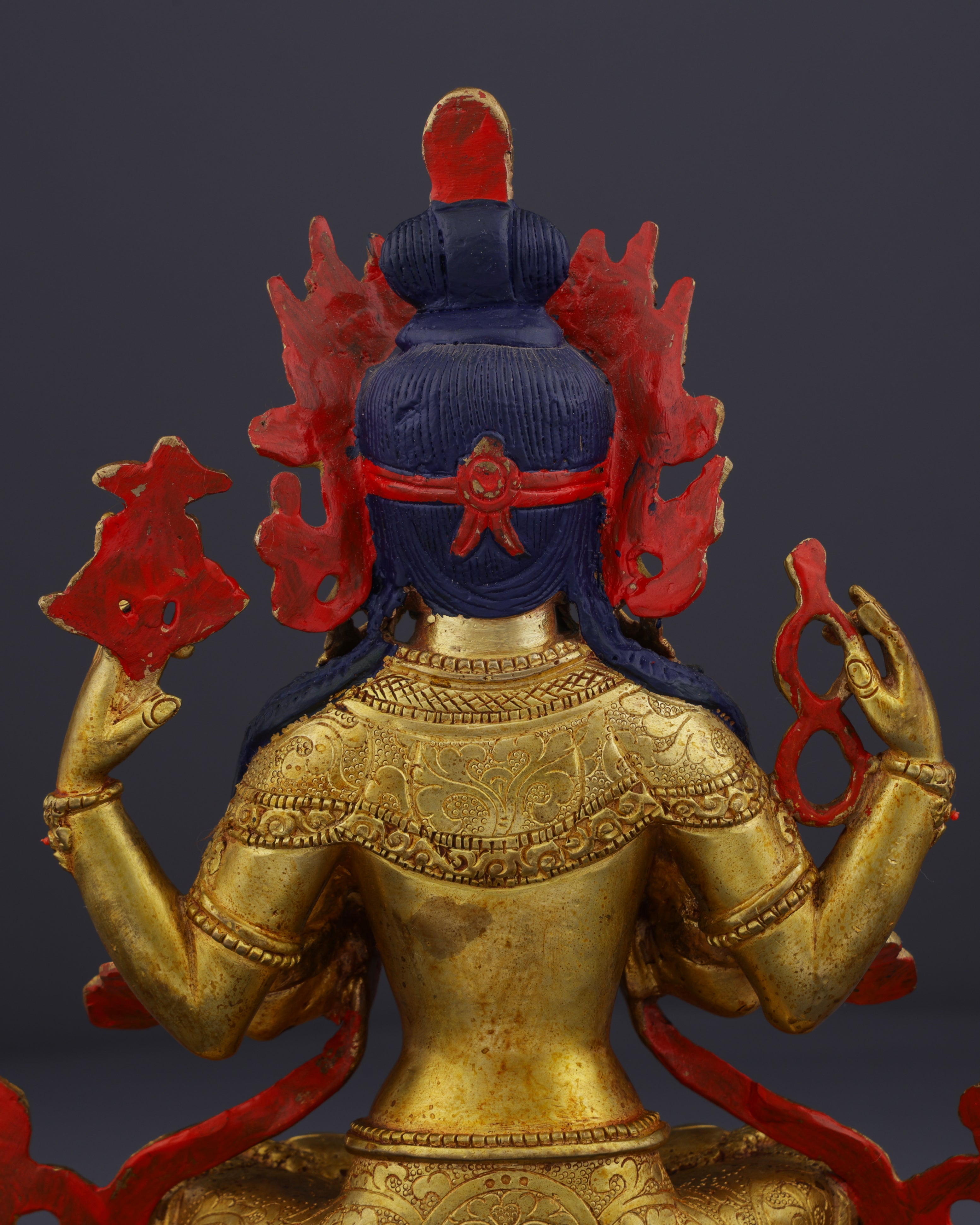 Radiant Compassion | Exquisite Nepalese Chengresi Masterpiece