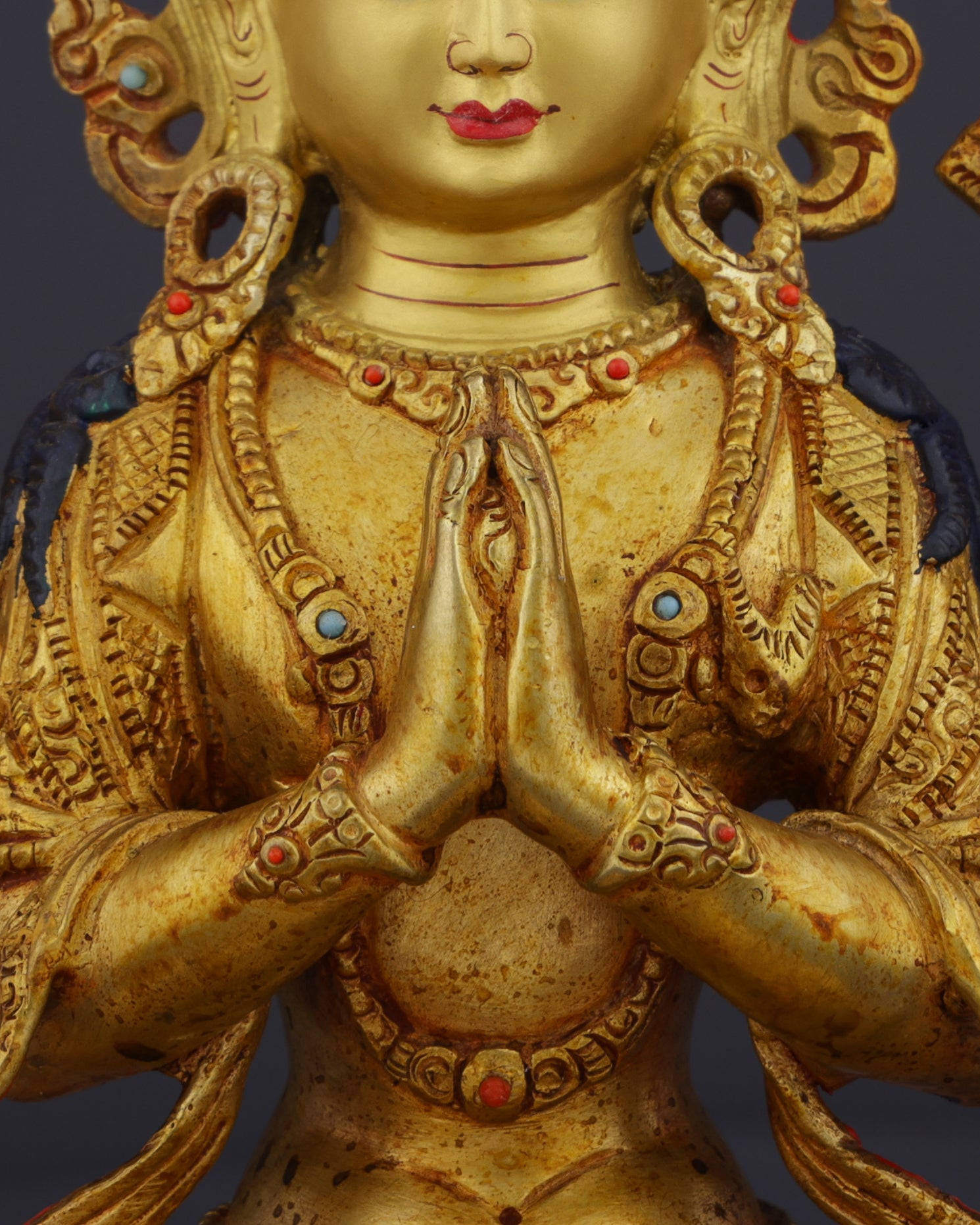 Radiant Compassion | Exquisite Nepalese Chengresi Masterpiece