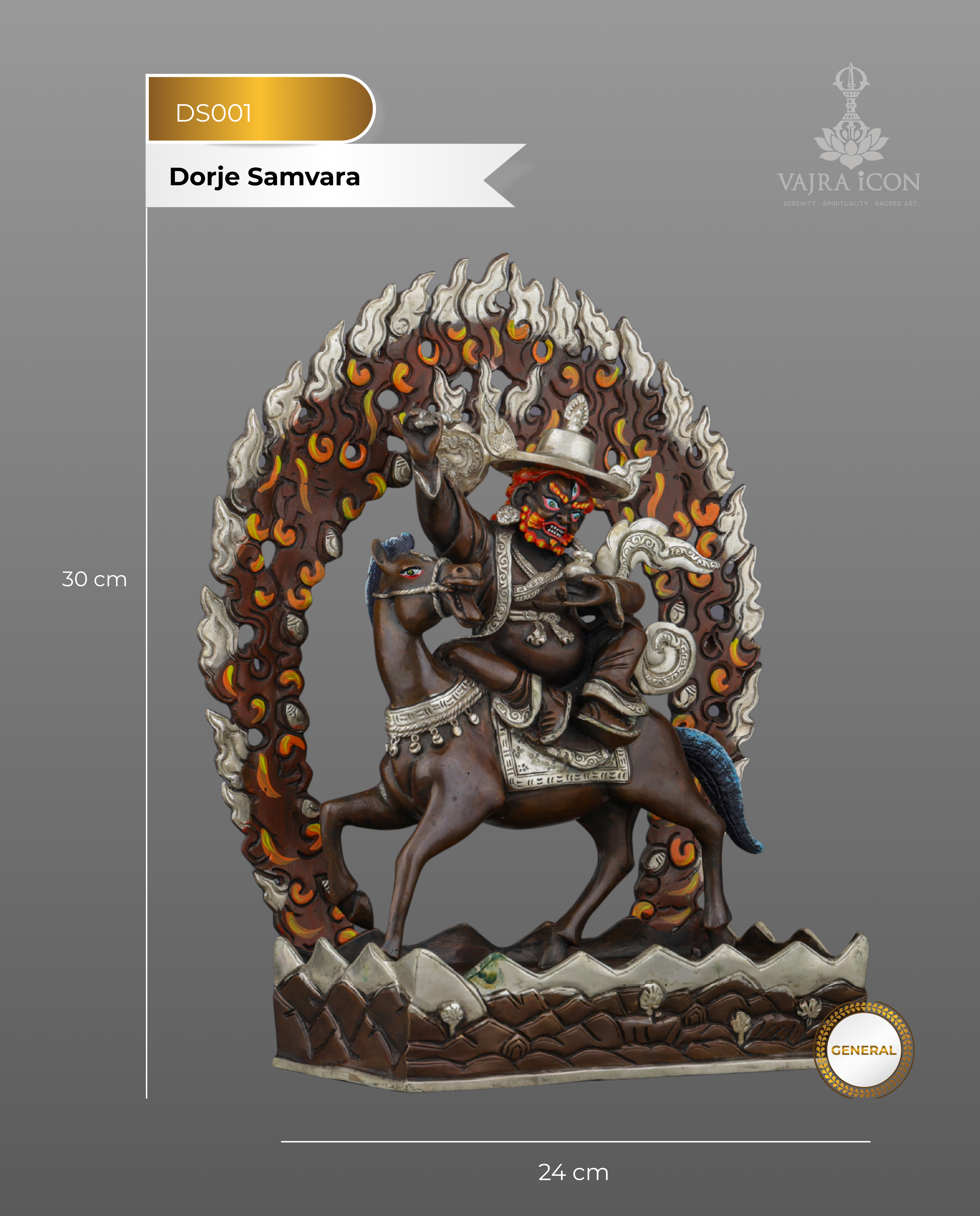 Dorje Samvara Statue | The Warrior of Enlightened Bliss Riding the Cosmic Wind