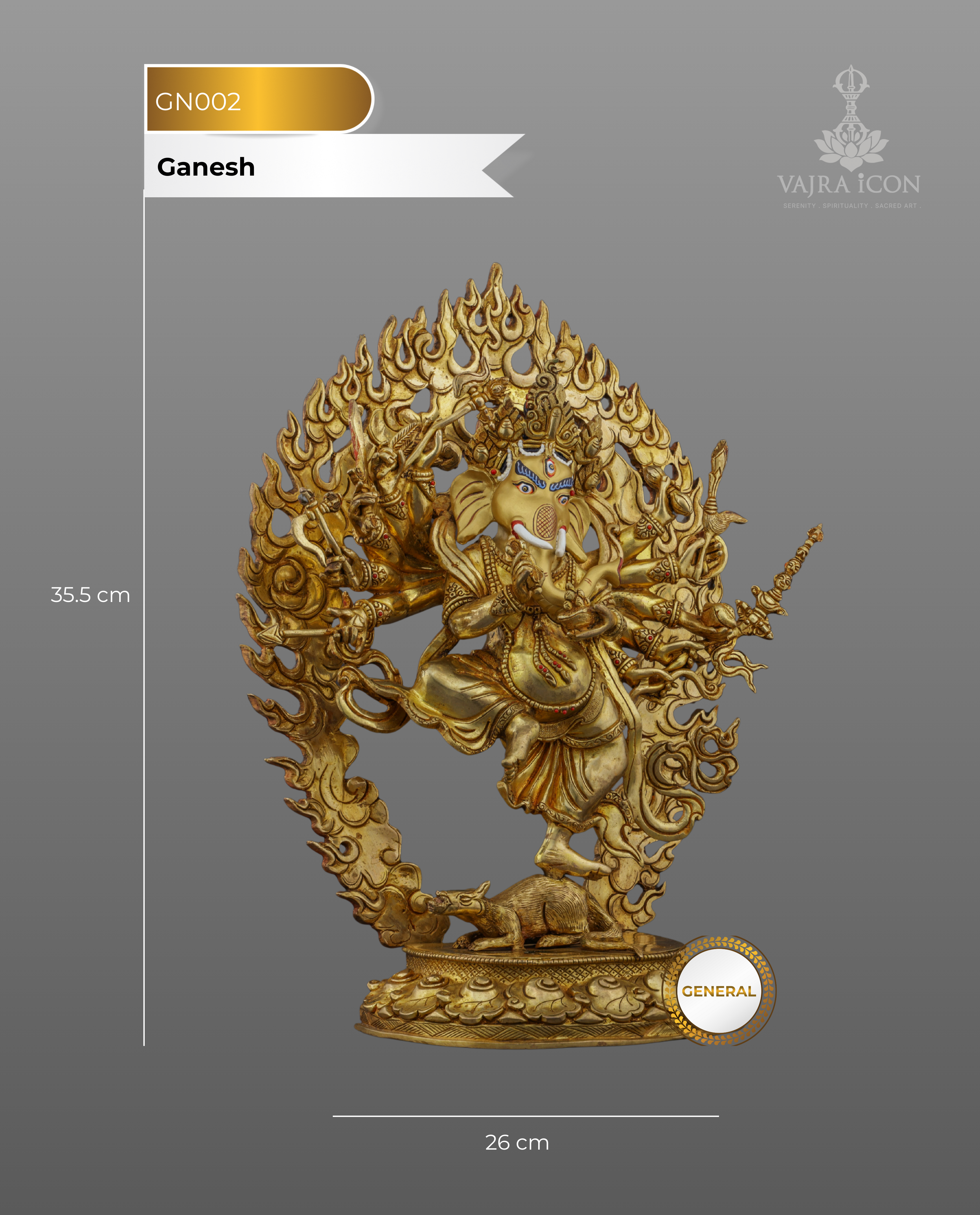 The Divine Remover of Obstacles | Magnificent Nepalese Dancing Ganesh Statue