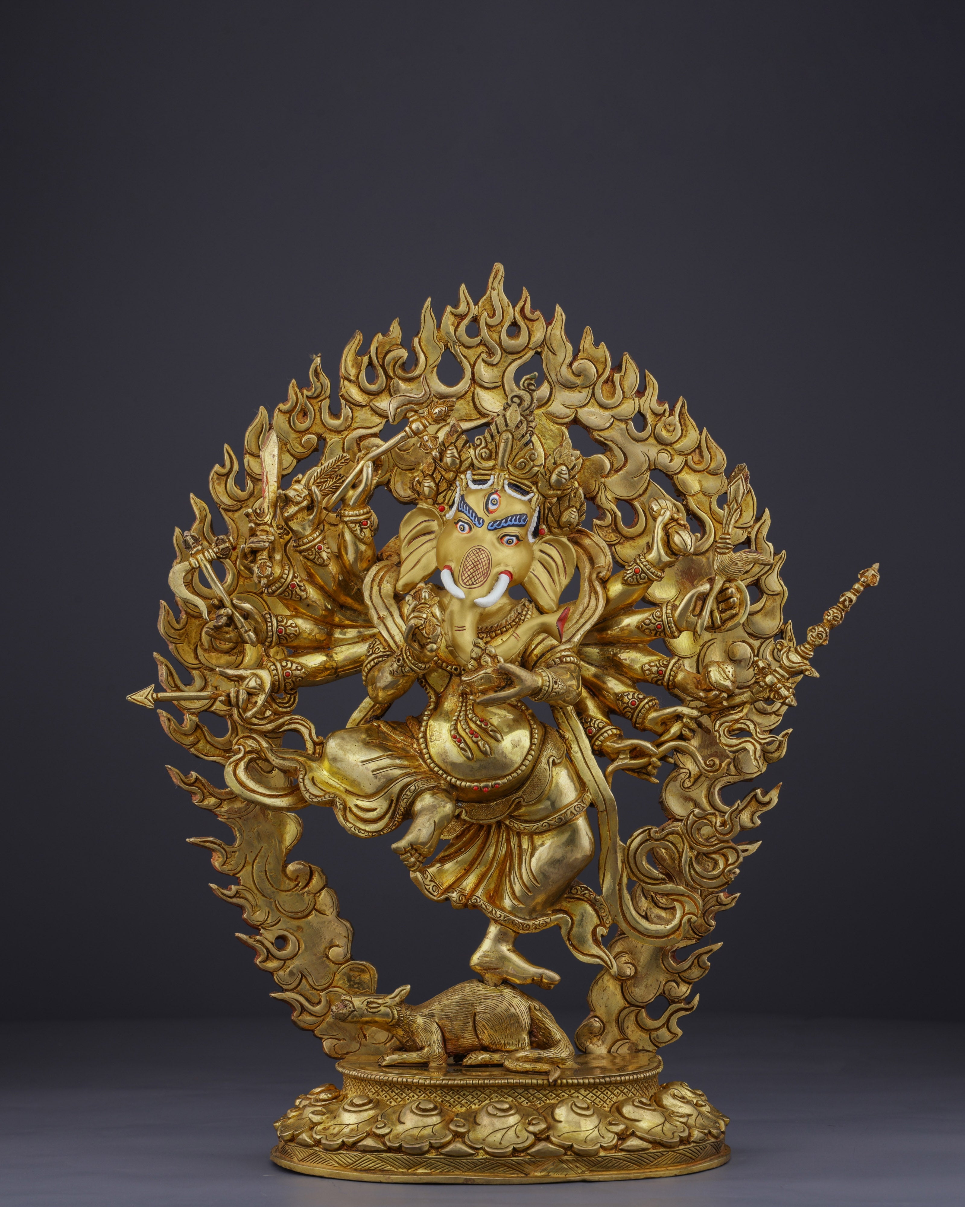 The Divine Remover of Obstacles | Magnificent Nepalese Dancing Ganesh Statue