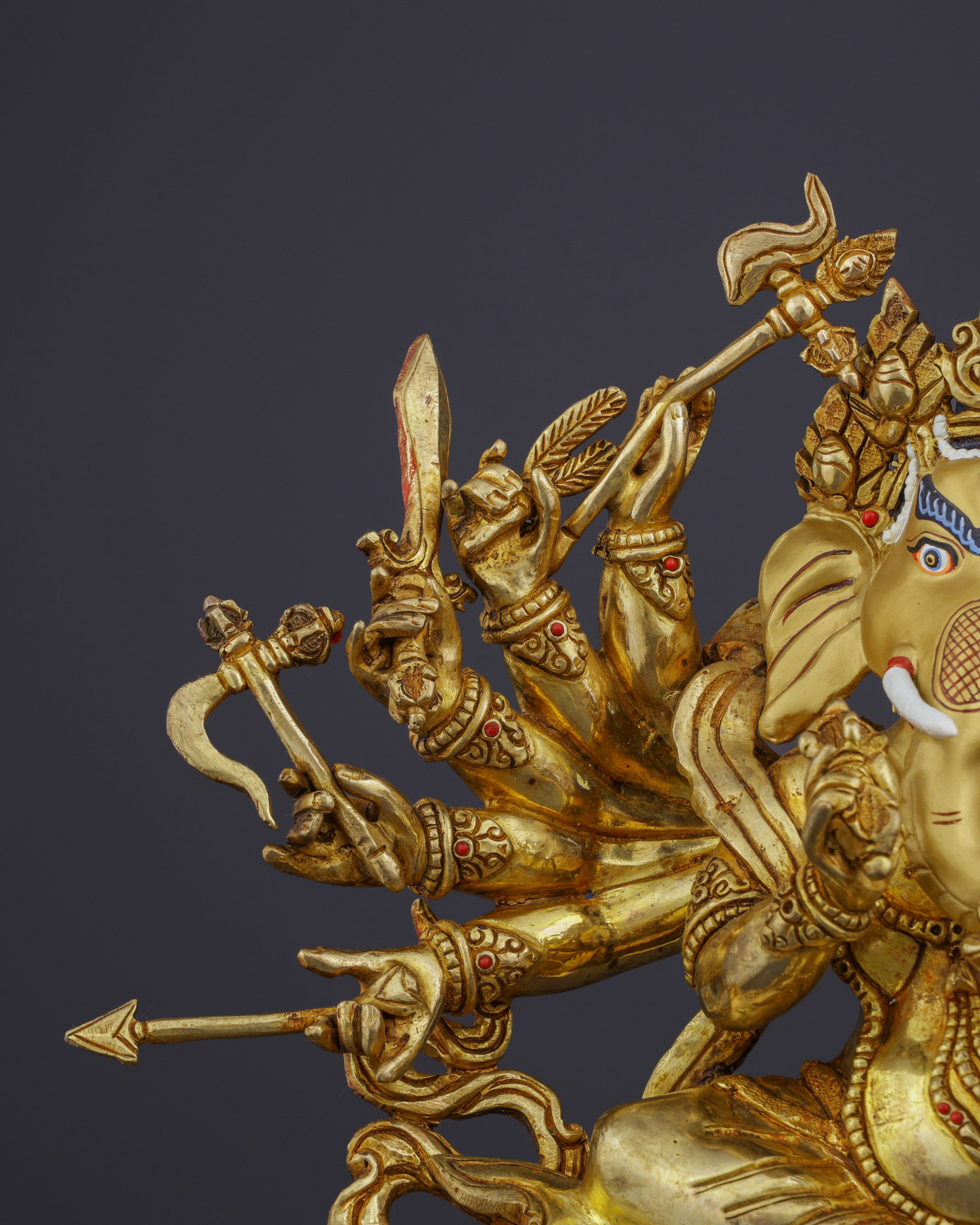 The Divine Remover of Obstacles | Magnificent Nepalese Dancing Ganesh Statue
