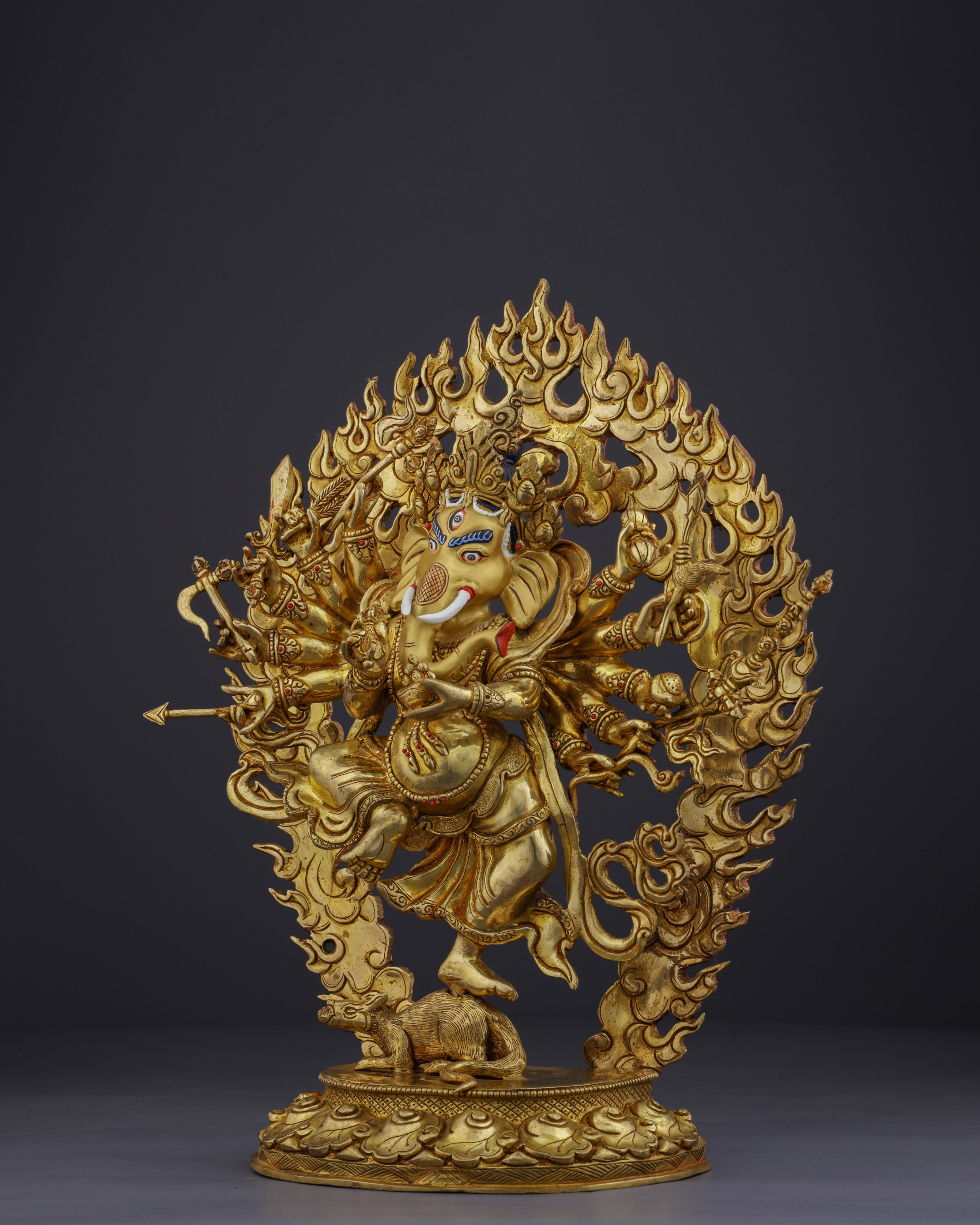 The Divine Remover of Obstacles | Magnificent Nepalese Dancing Ganesh Statue