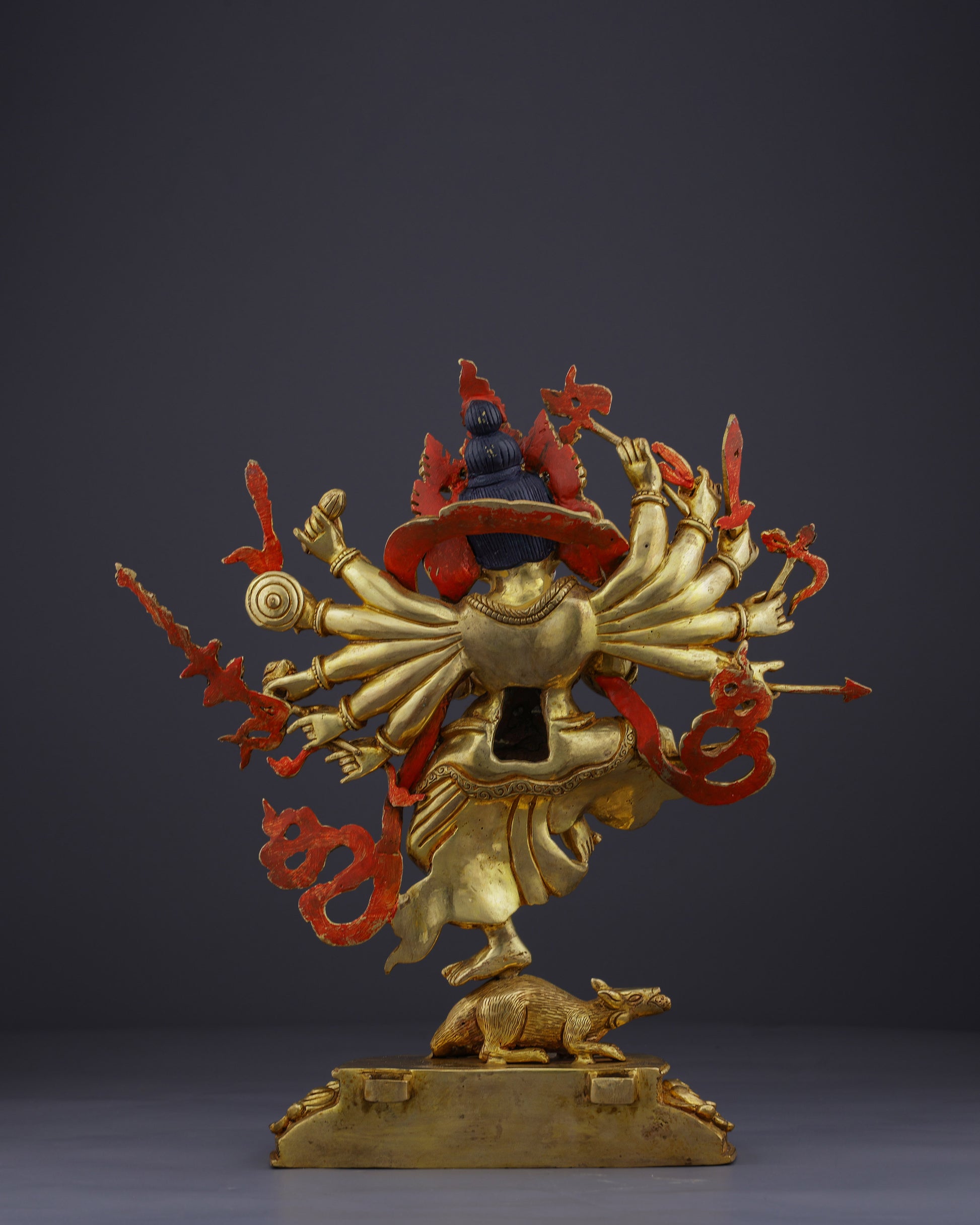 The Divine Remover of Obstacles | Magnificent Nepalese Dancing Ganesh Statue - Authentic Handcrafted Statue