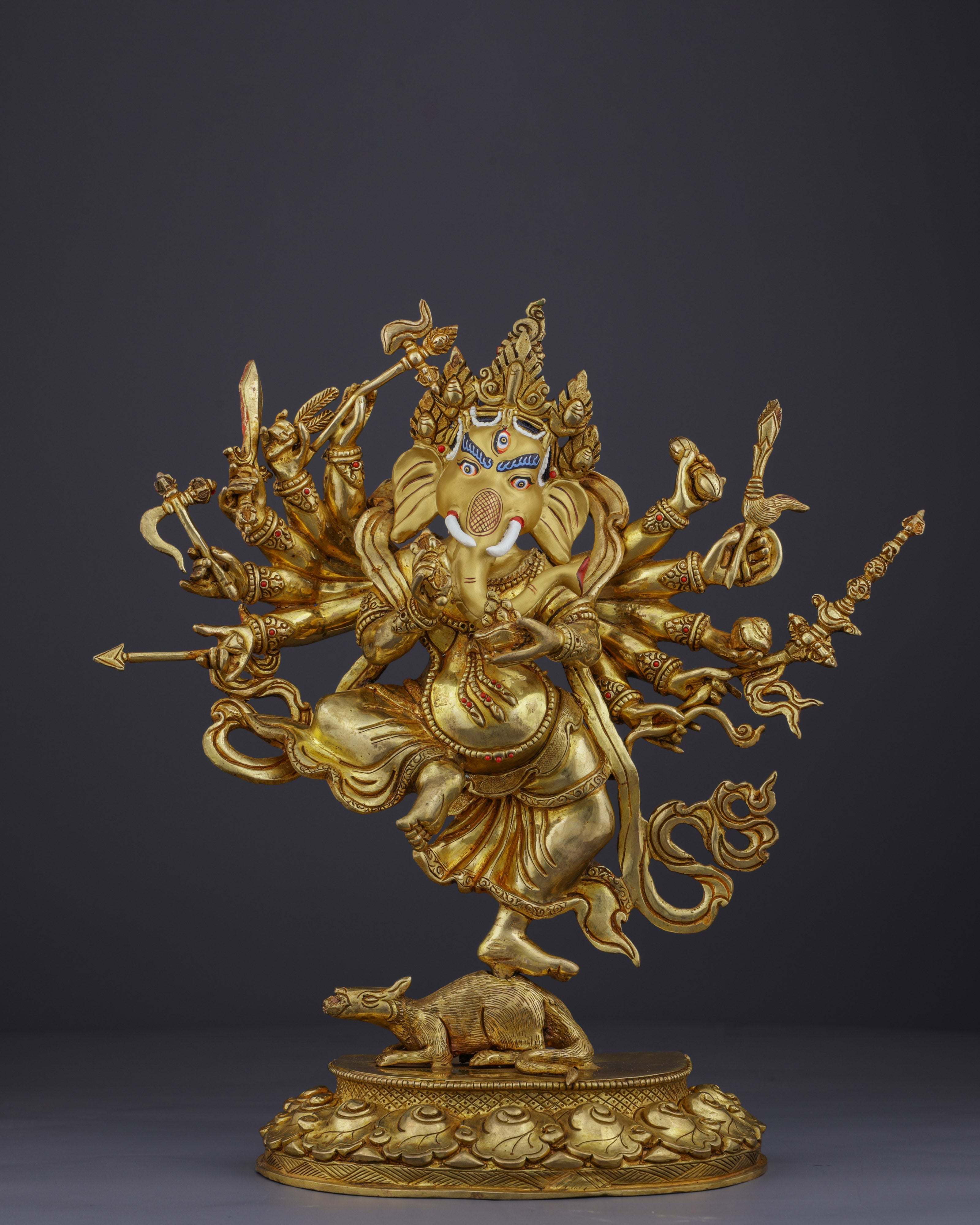 The Divine Remover of Obstacles | Magnificent Nepalese Dancing Ganesh Statue