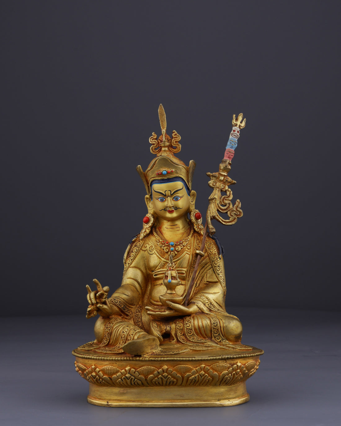 The Precious Master | Handcrafted Guru Rinpoche from Nepal's Sacred Artisans - Handcrafted Buddhist Statue