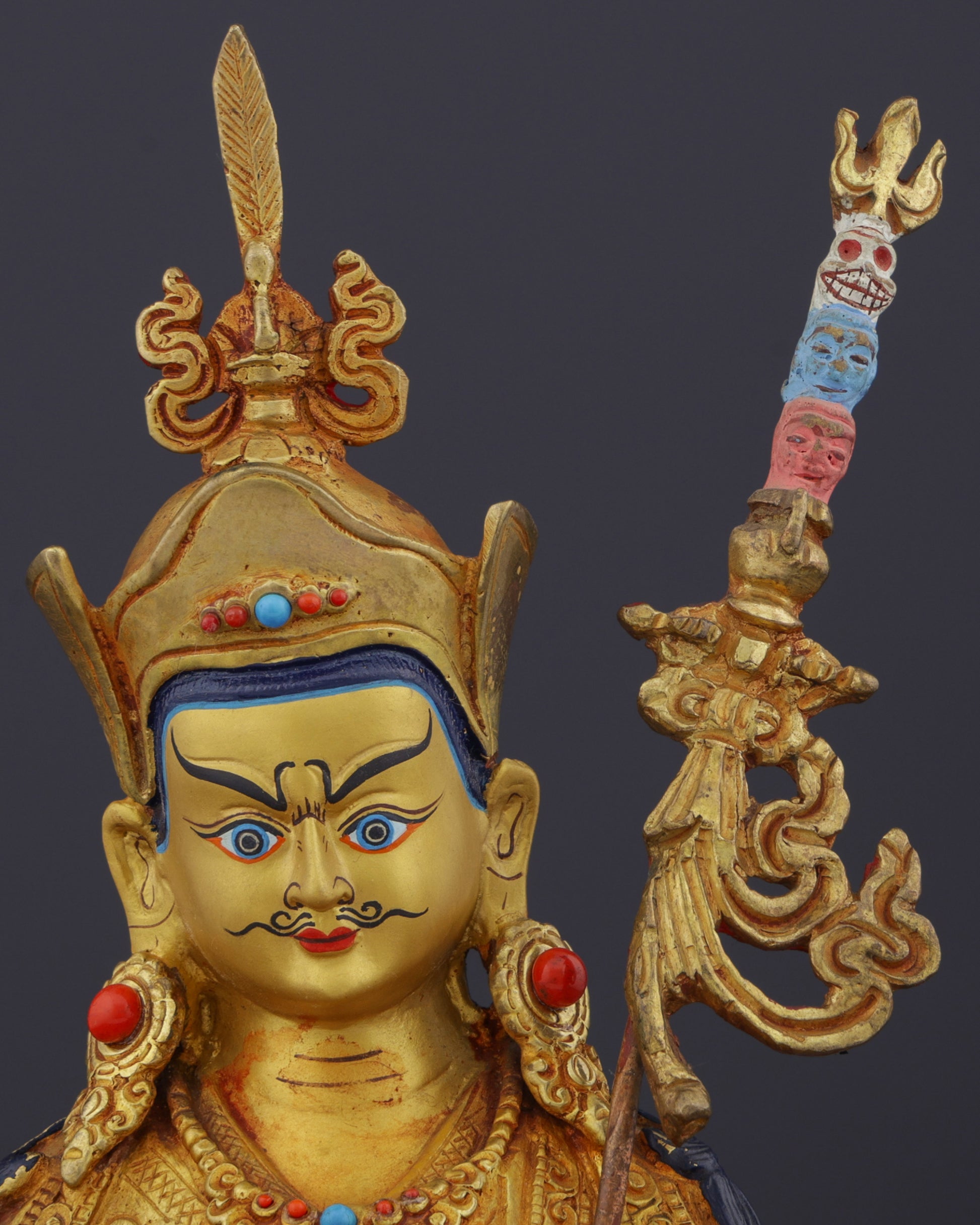 The Precious Master | Handcrafted Guru Rinpoche from Nepal's Sacred Artisans - Authentic Handcrafted Statue