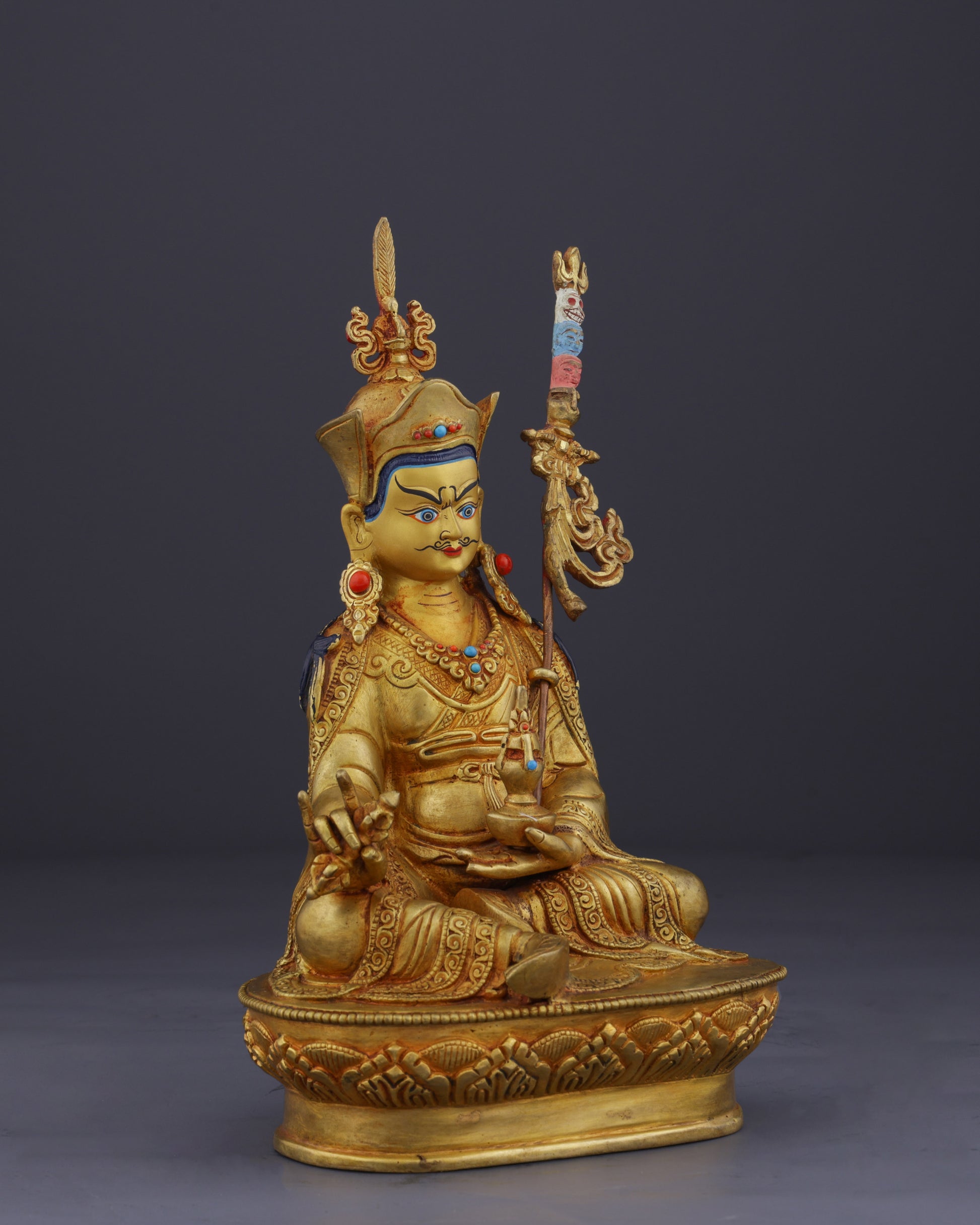 The Precious Master | Handcrafted Guru Rinpoche from Nepal's Sacred Artisans - Authentic Handcrafted Statue