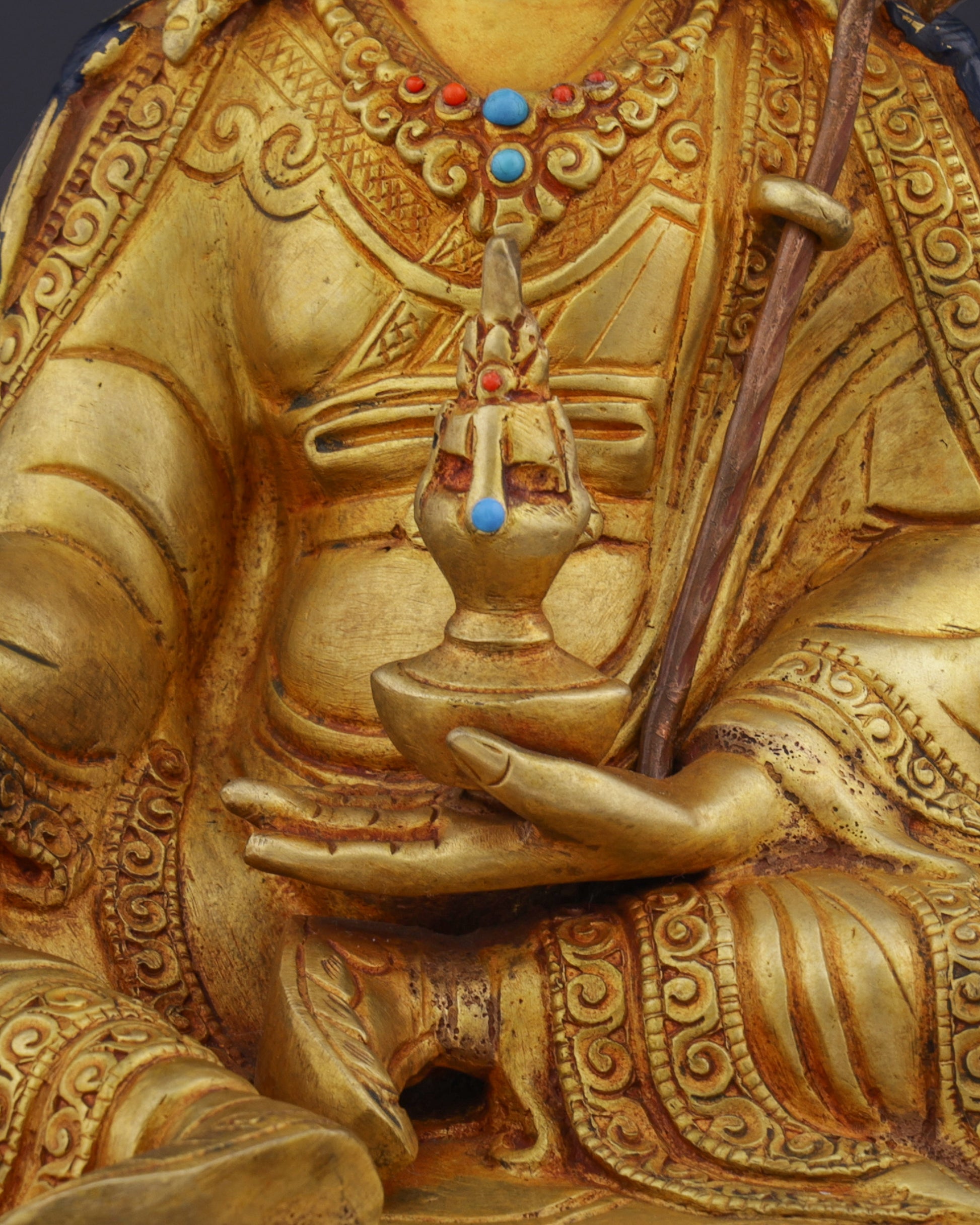 The Precious Master | Handcrafted Guru Rinpoche from Nepal's Sacred Artisans - Authentic Handcrafted Statue