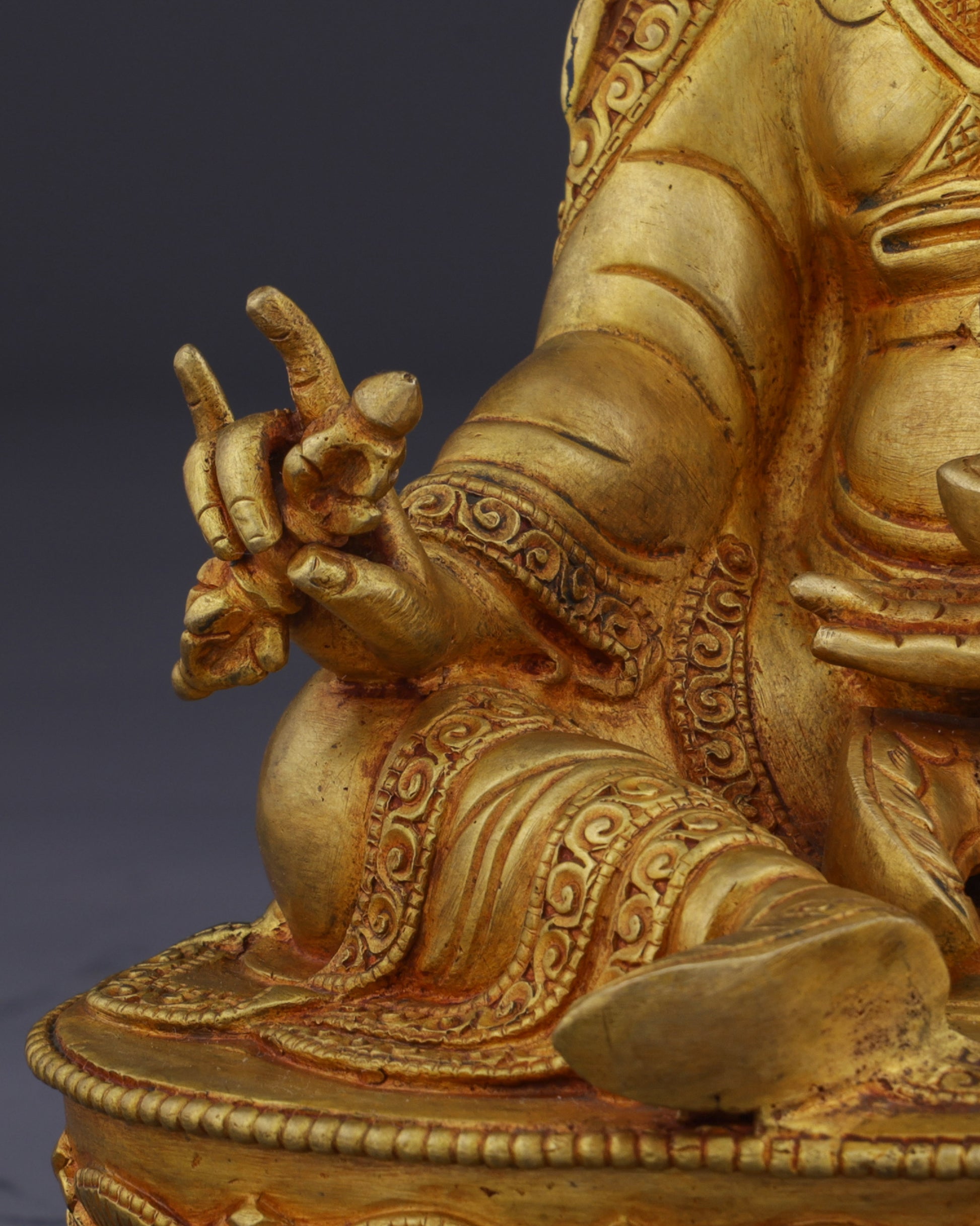 The Precious Master | Handcrafted Guru Rinpoche from Nepal's Sacred Artisans - Authentic Handcrafted Statue